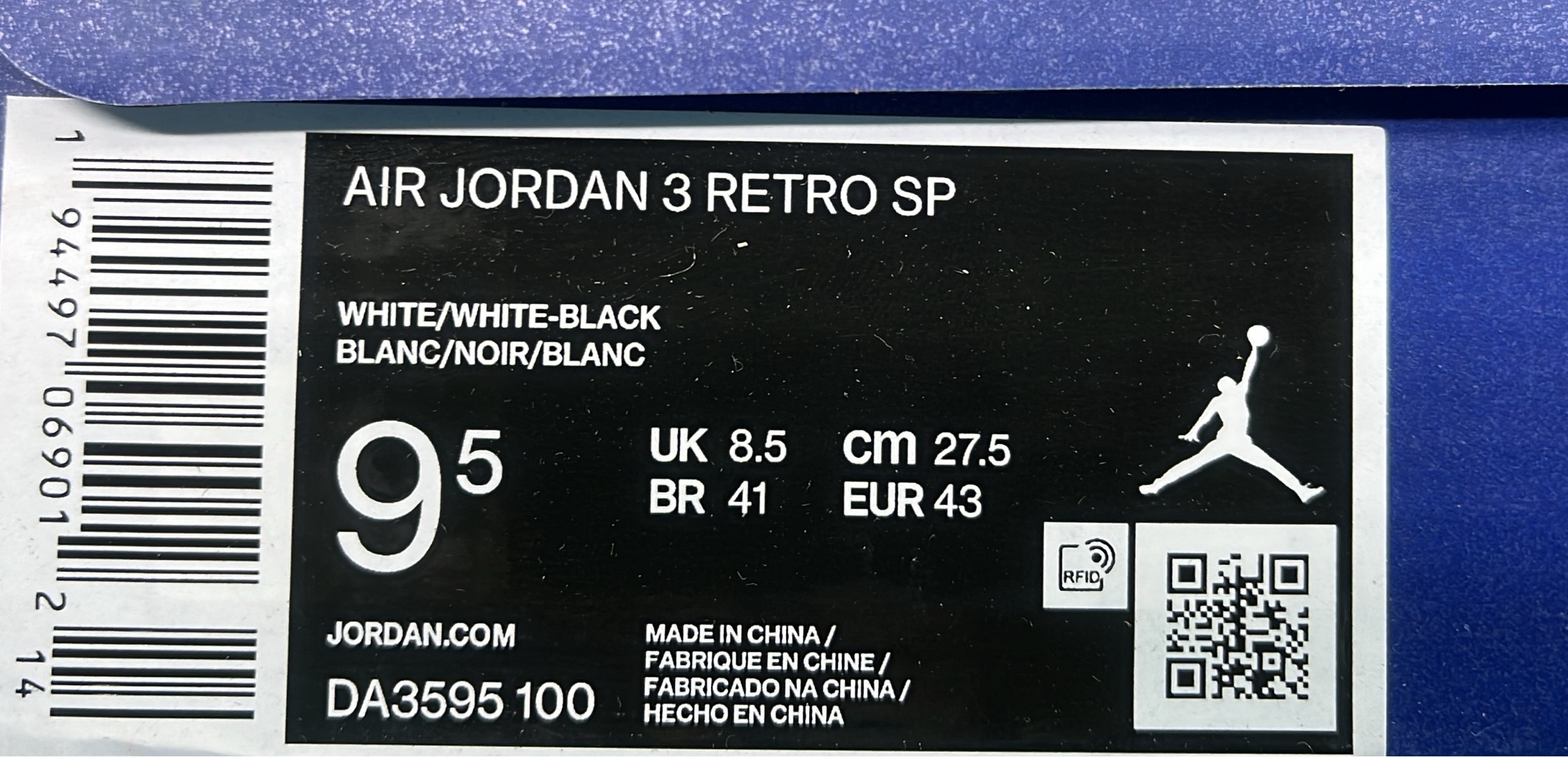 Air Jordan 3 Retro Sneakers Multi-Color Collection