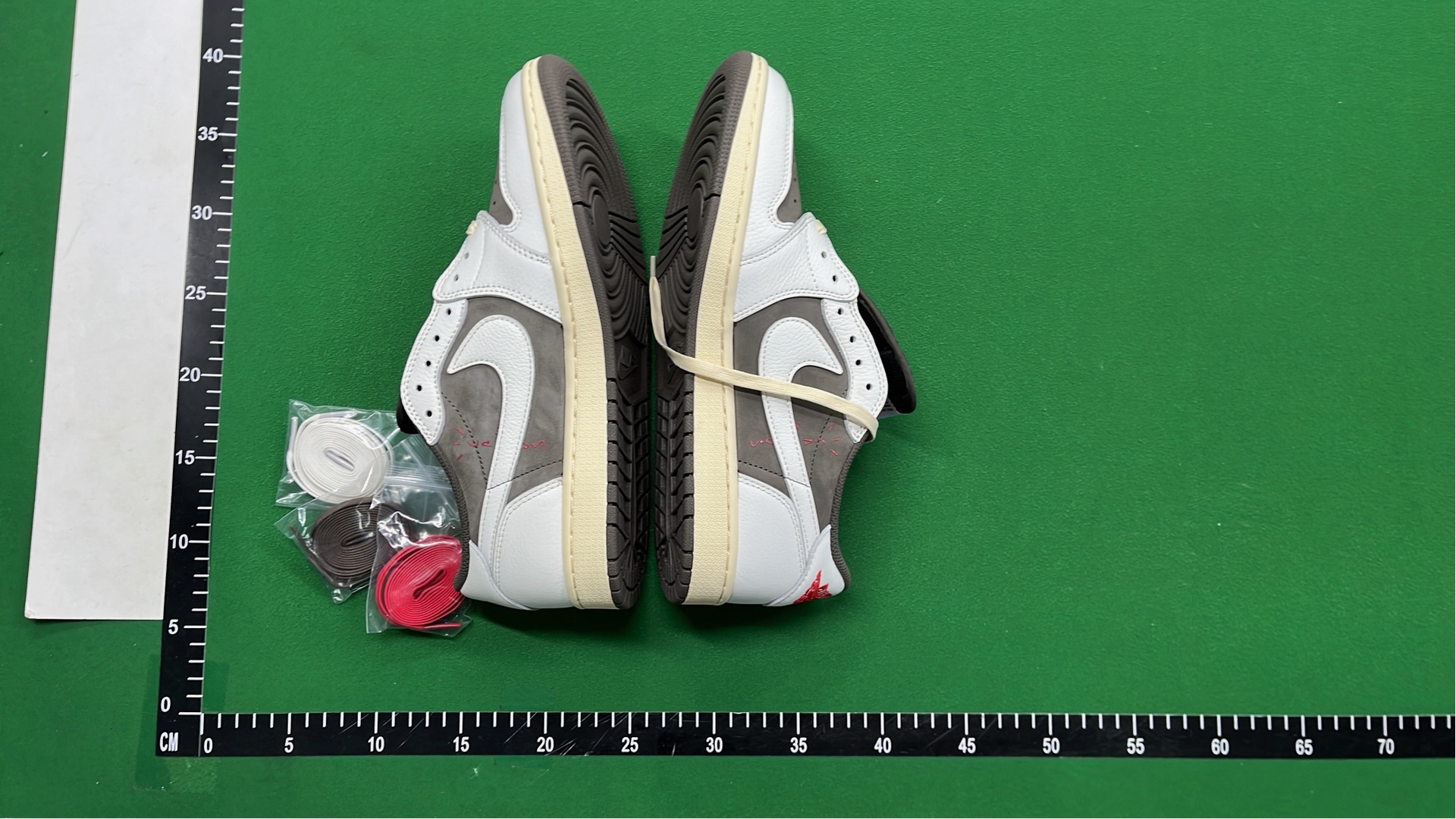 Nike Air Jordan 1 Low Grey White Cream Suede Sneakers
