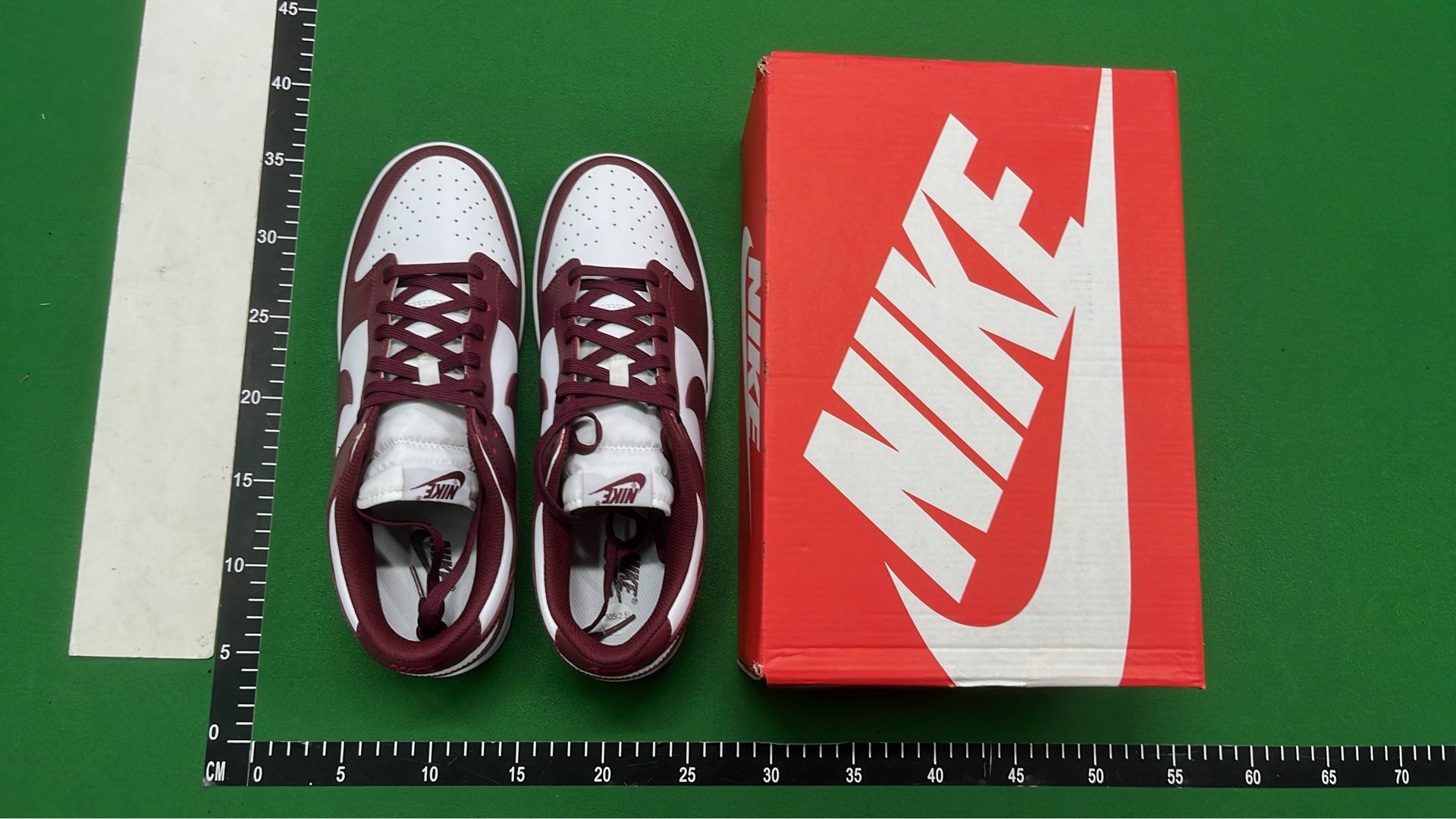 Nike Dunk Low Wine Red White Sneakers
