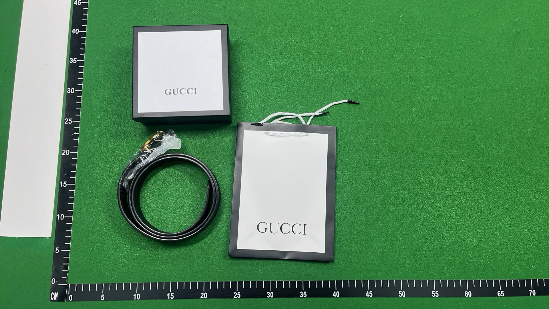 Gucci Double G Leather Belt for Men and Women - Classic Black with Gold Buckle