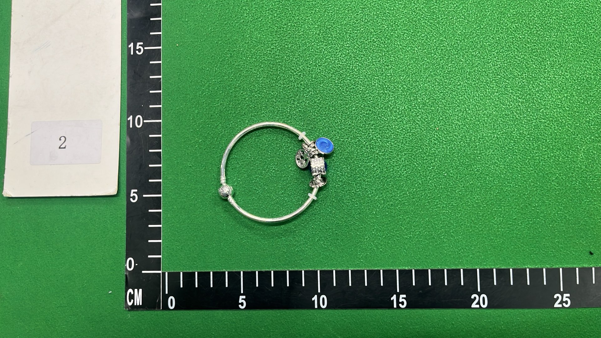 Pandora Silver Charm Bracelet with Dangle Charms