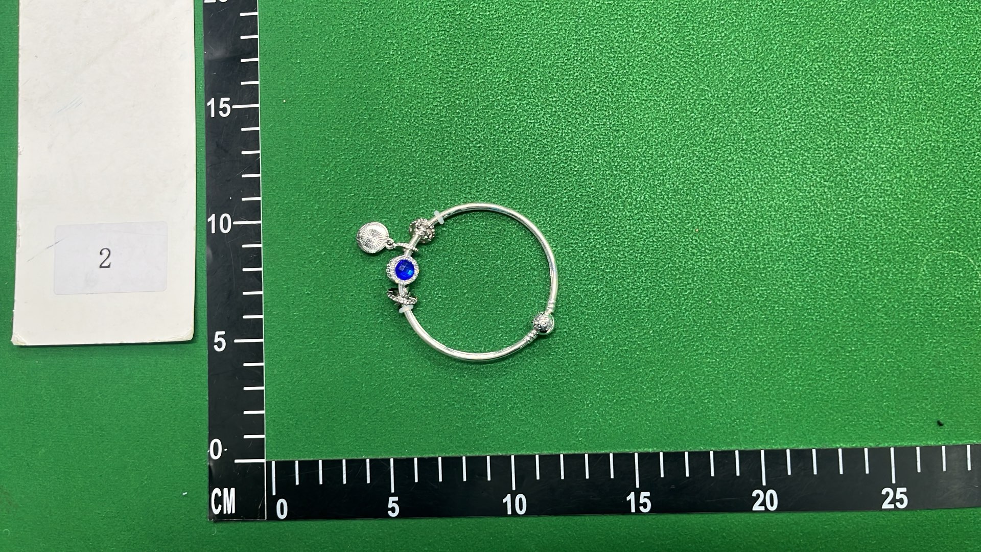 Pandora Silver Charm Bracelet with Dangle Charms