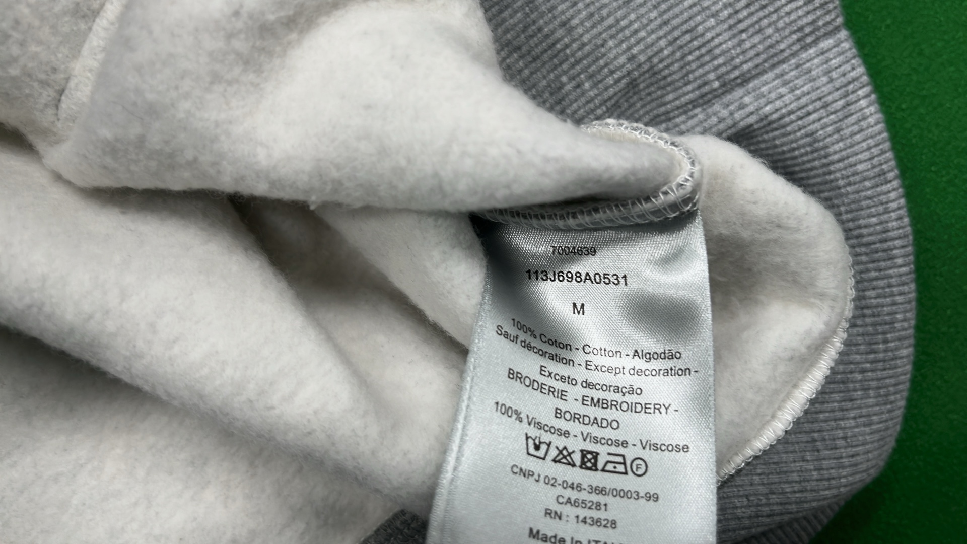 Gray Hoodie with Minimalist Logo