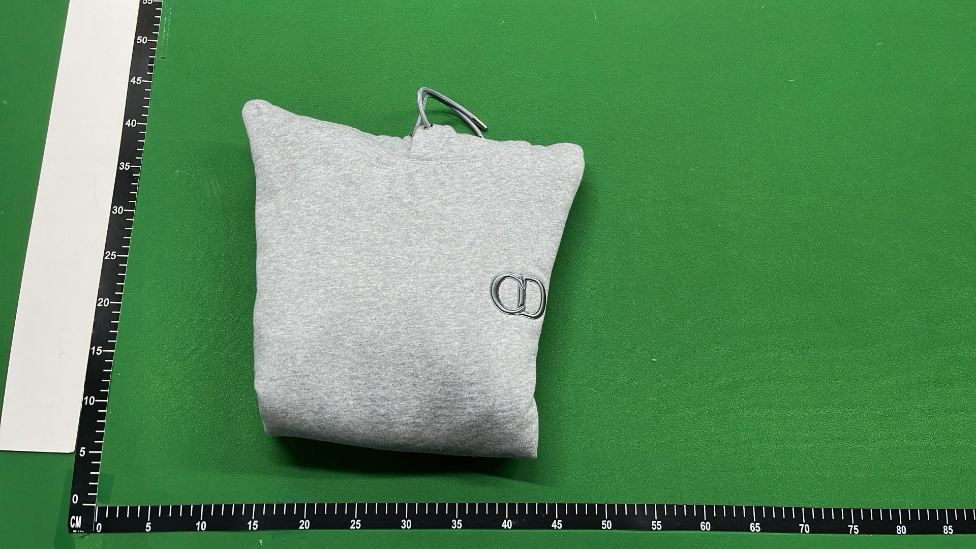 Gray Hoodie with Minimalist Logo