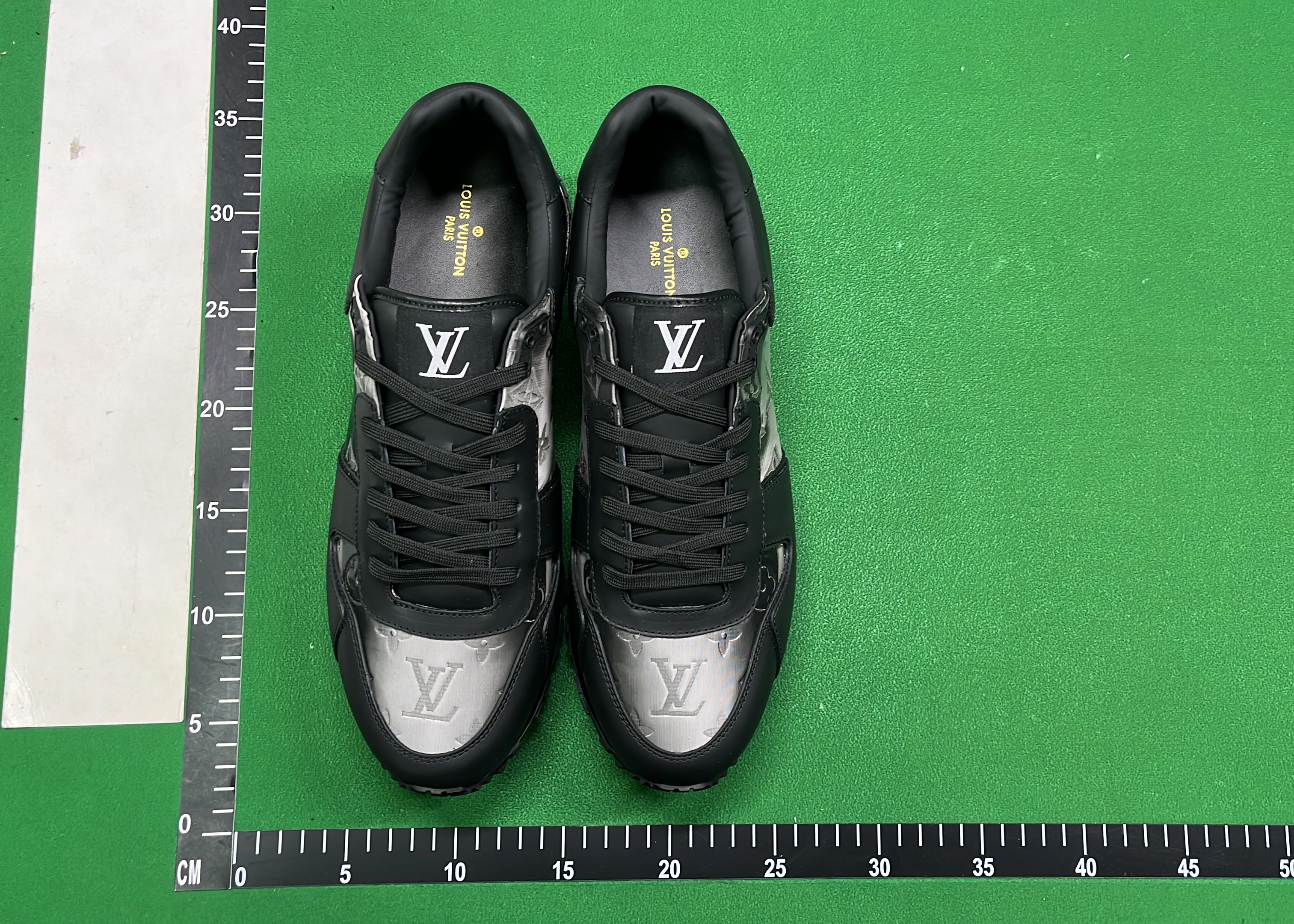 Men's Black Slim Fit Suit Pants with White Sneakers