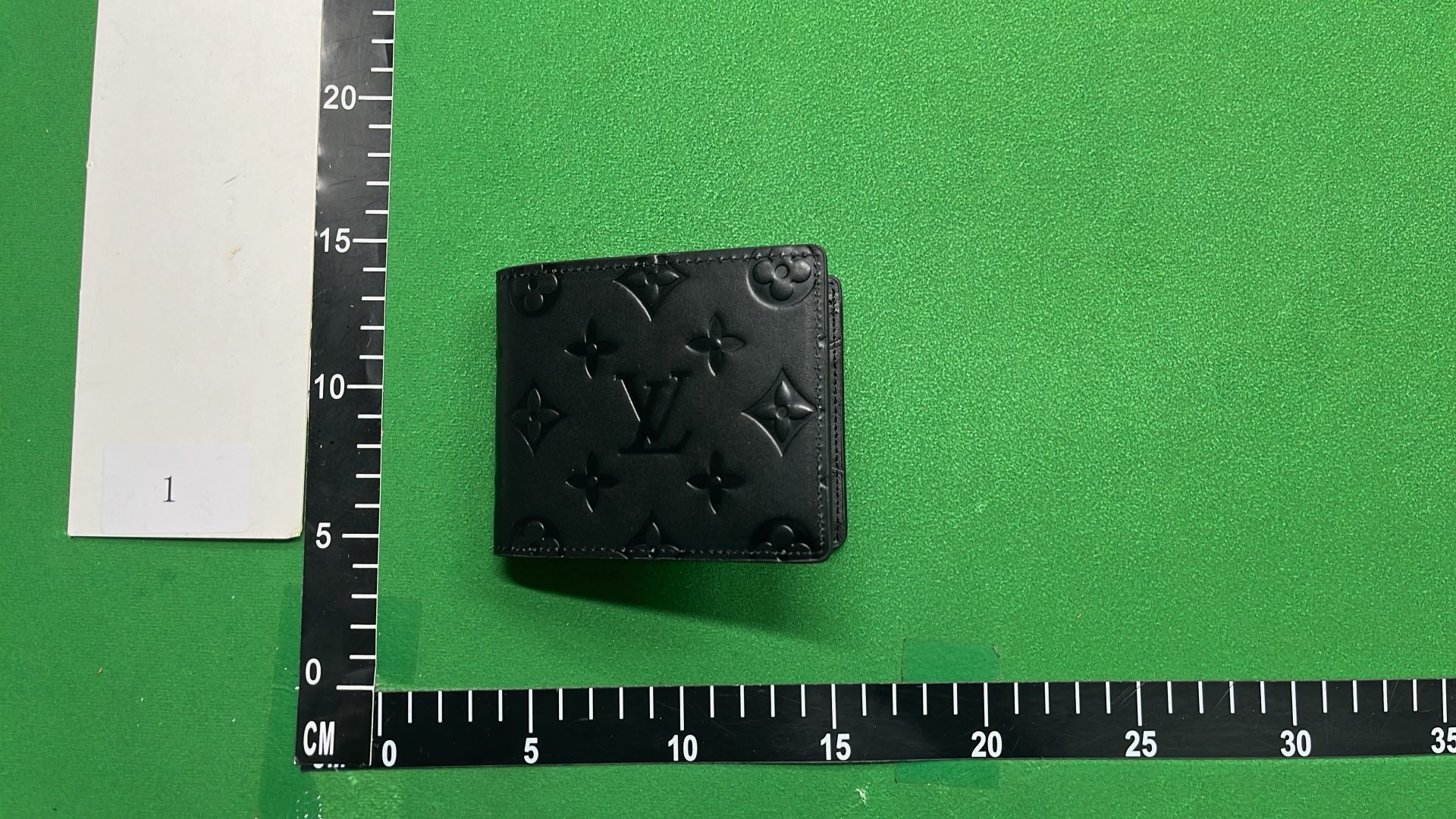 Louis Vuitton Monogram Black Leather Wallet for Men