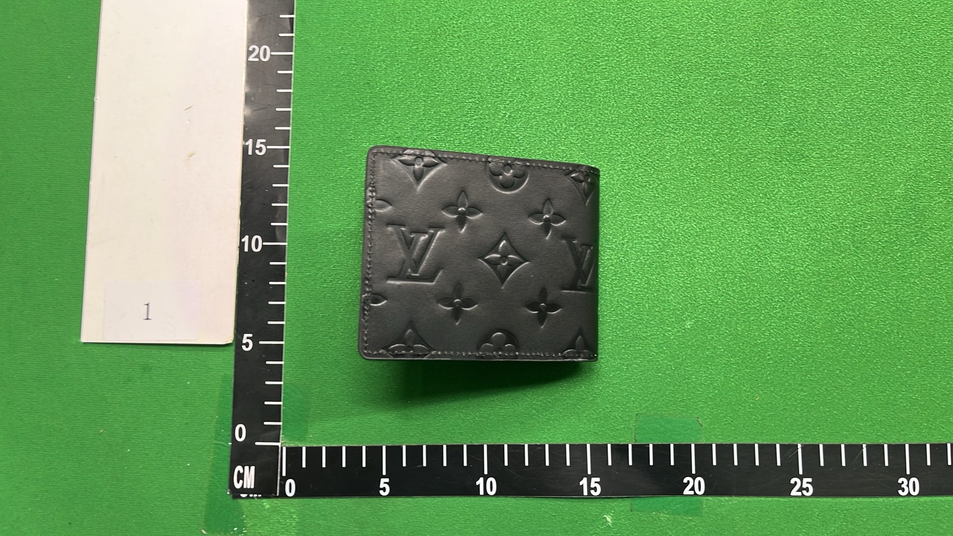 Louis Vuitton Monogram Black Leather Wallet for Men