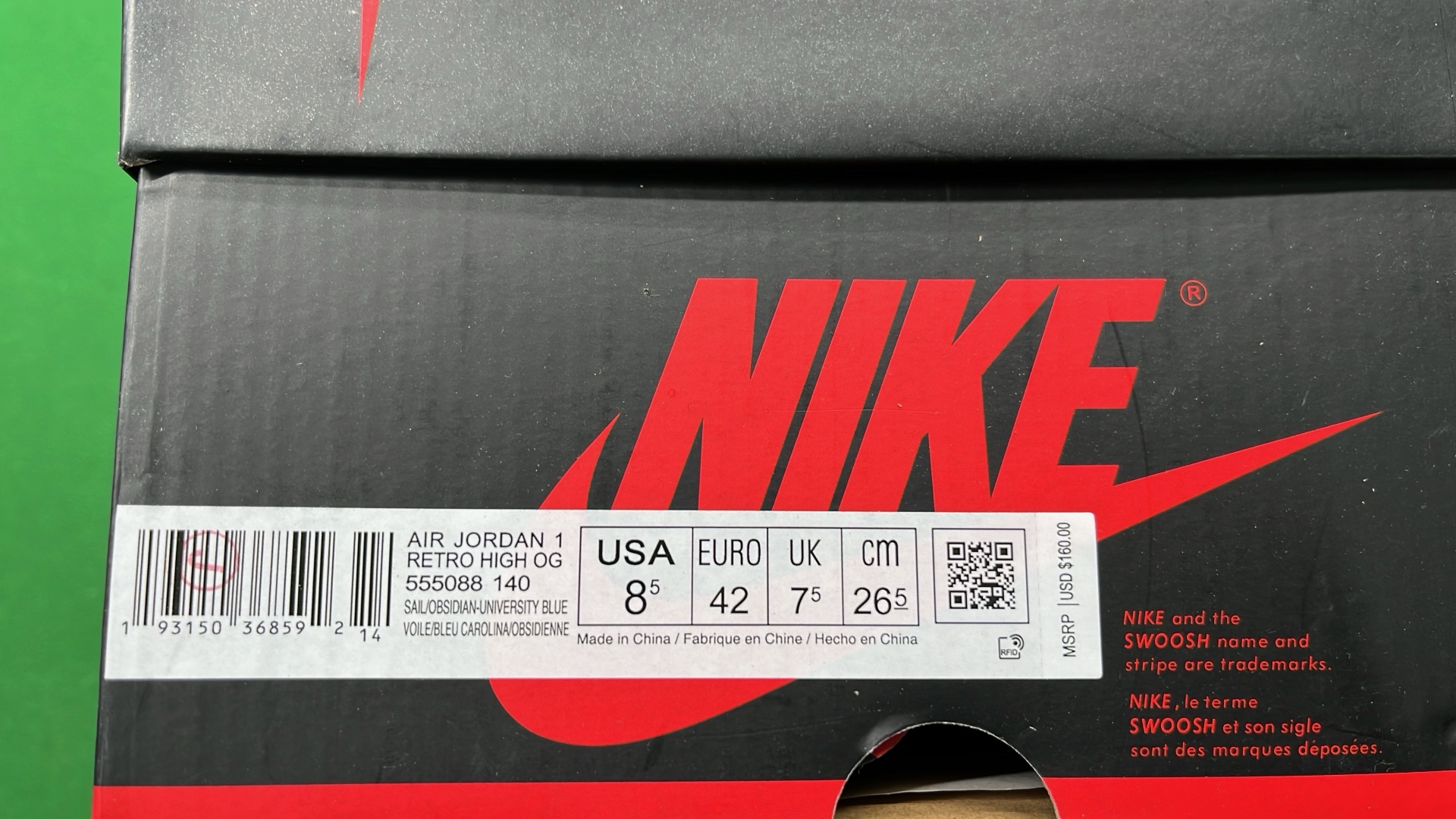 Air Jordan 1 High OG Sneakers - Classic Basketball Shoes