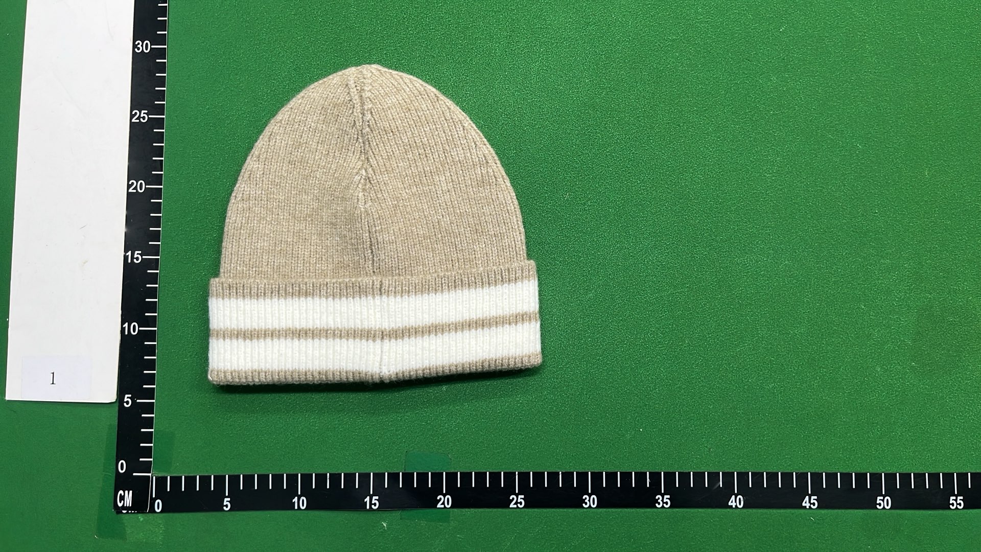 Moncler Knit Beanie Hat with Stripe Design - Black and Gray