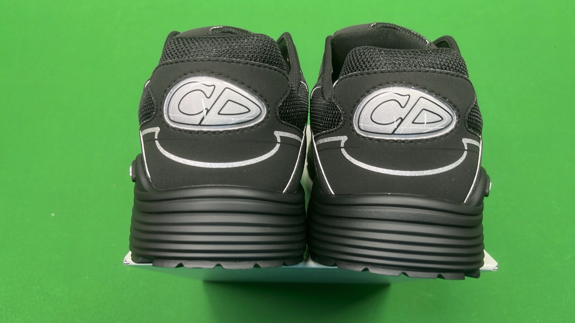 Dior B27 Black Sneakers with White Accents