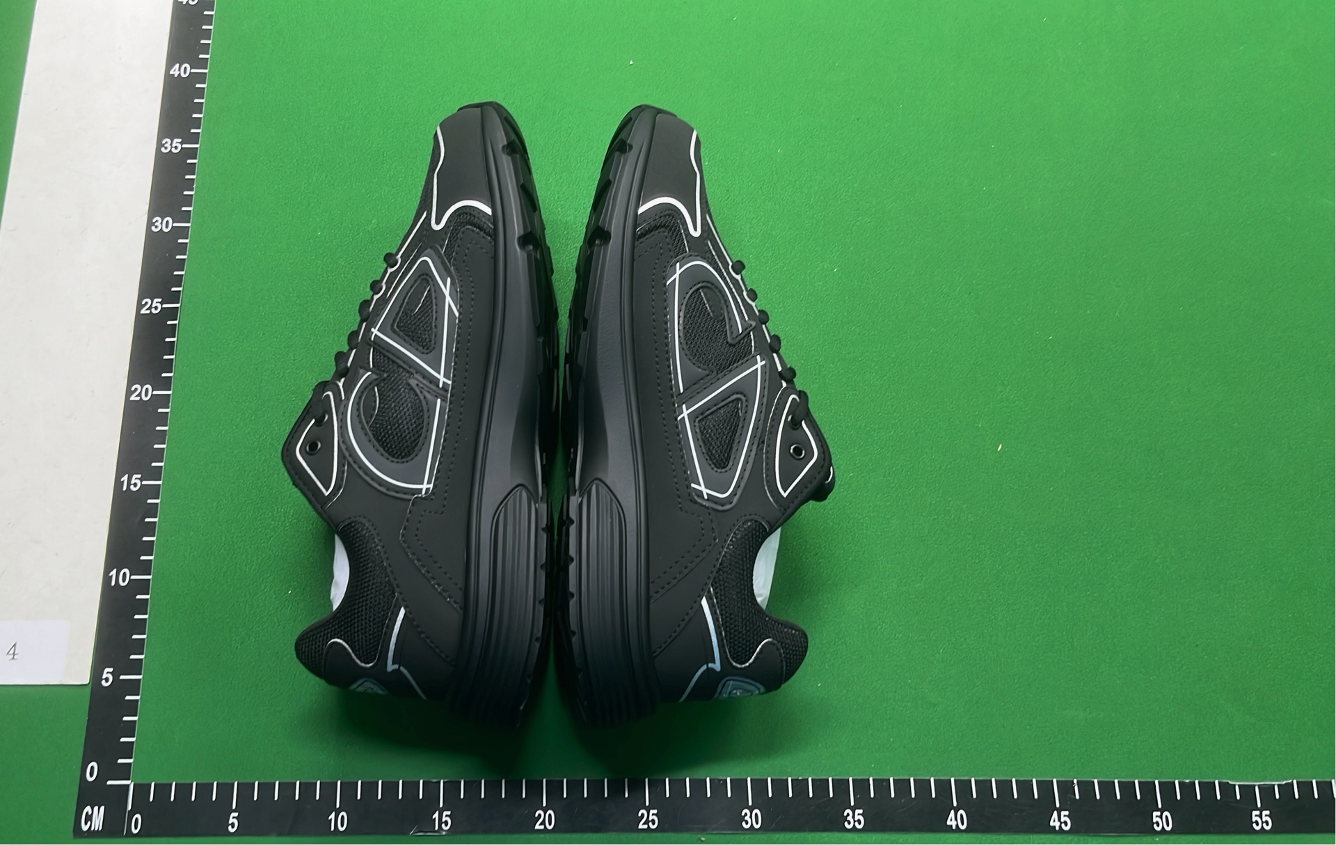 Dior B27 Black Sneakers with White Accents