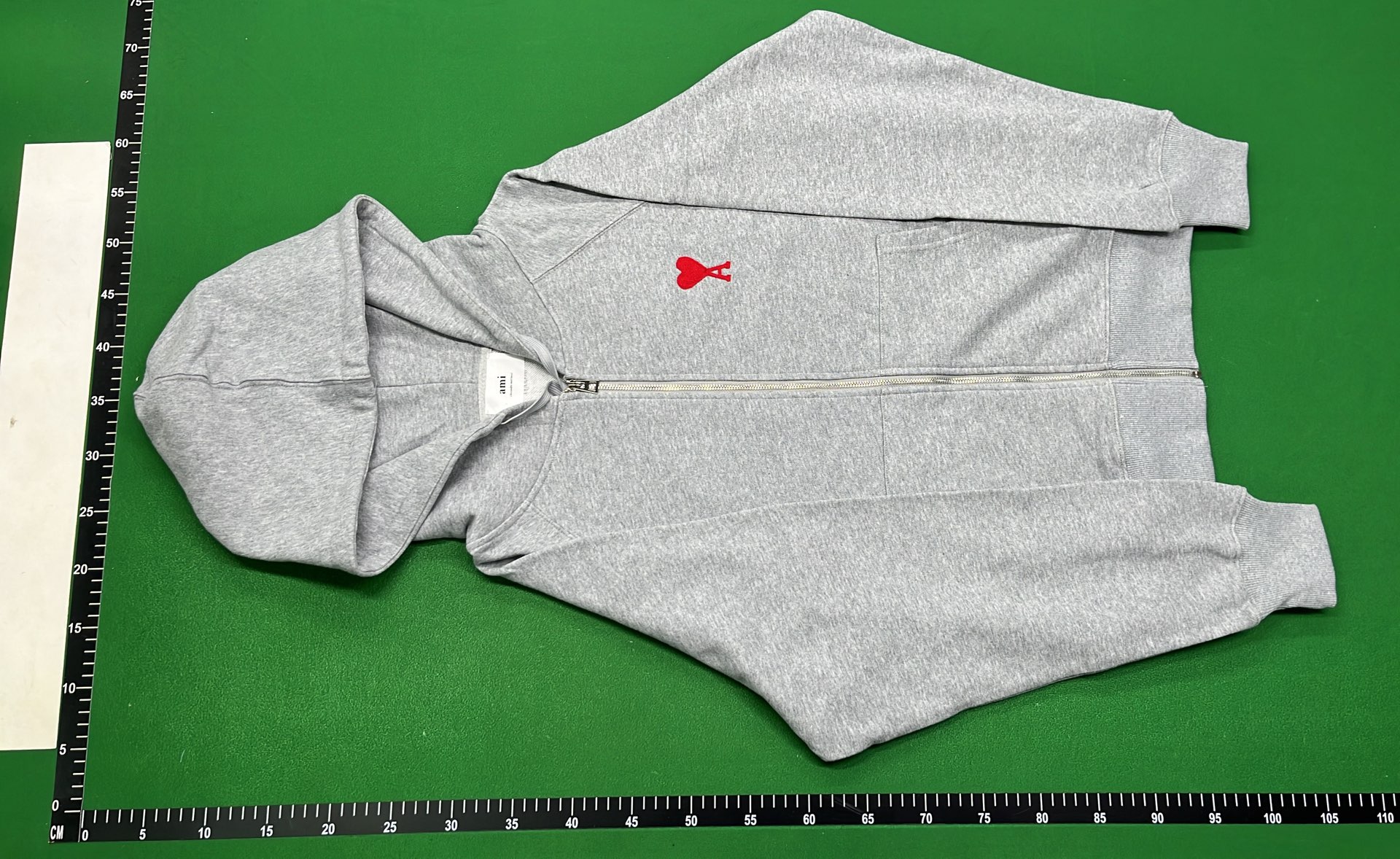Colorful Zip-Up Hoodies with Heart Logo