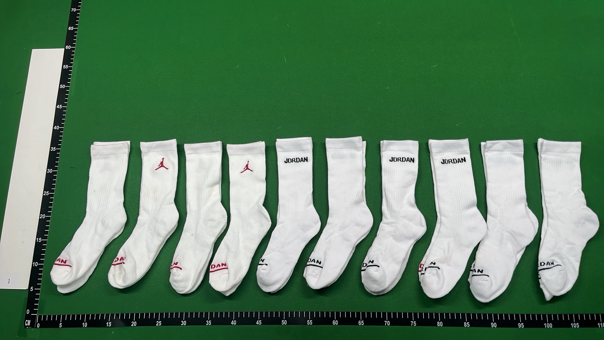 Jordan Crew Socks - White, Red, Gray, Black