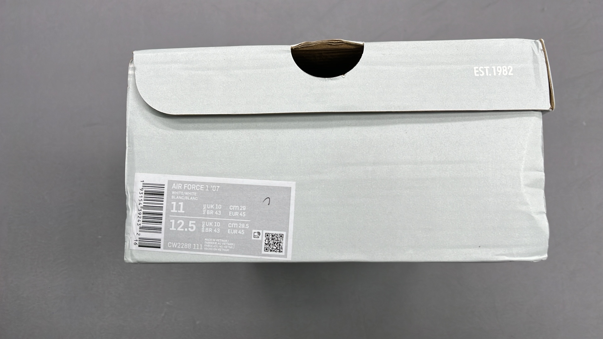 Nike Air Force 1 Low White Black Casual Sneakers