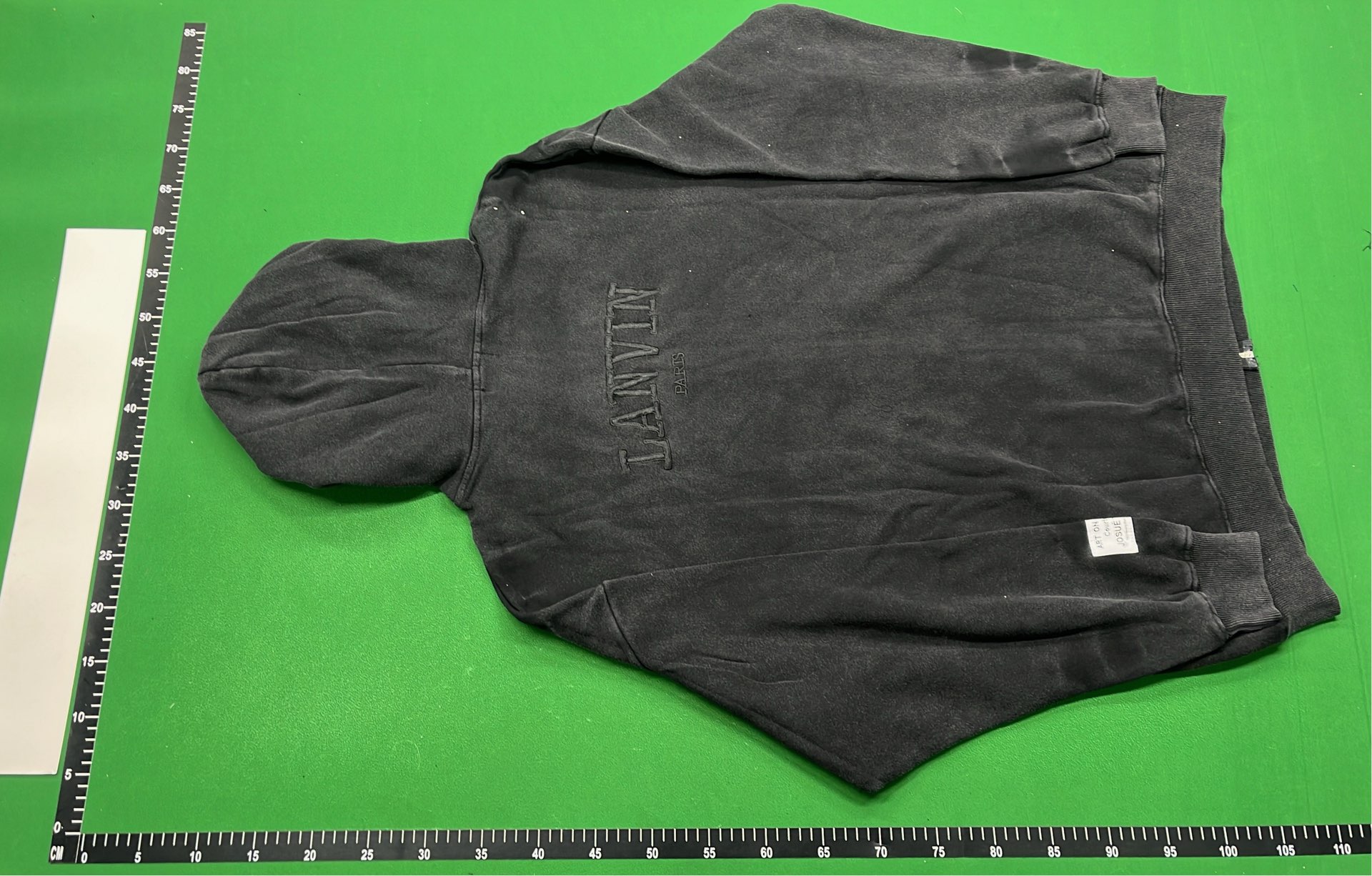 Lanvin DEPT. de la GALERIE Zip-Up Hoodie Black