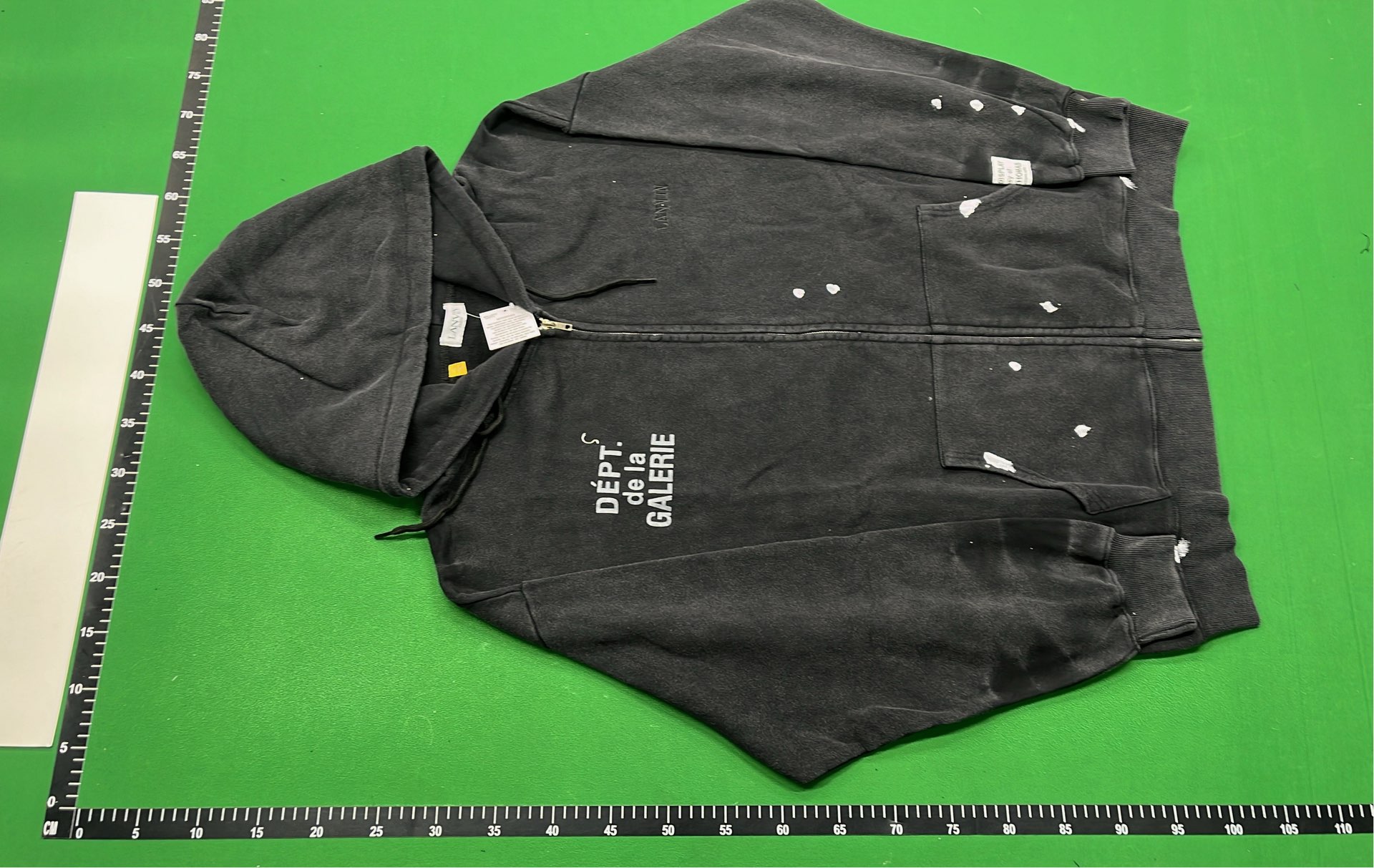 Lanvin DEPT. de la GALERIE Zip-Up Hoodie Black