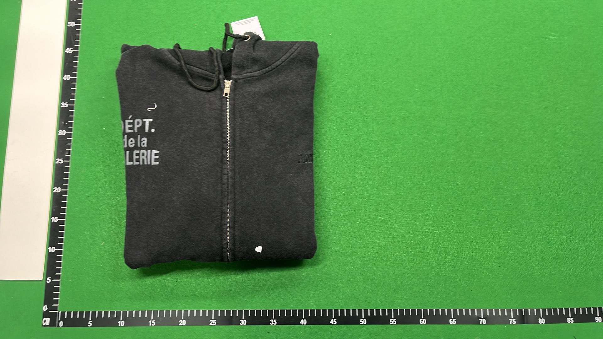 Lanvin DEPT. de la GALERIE Zip-Up Hoodie Black