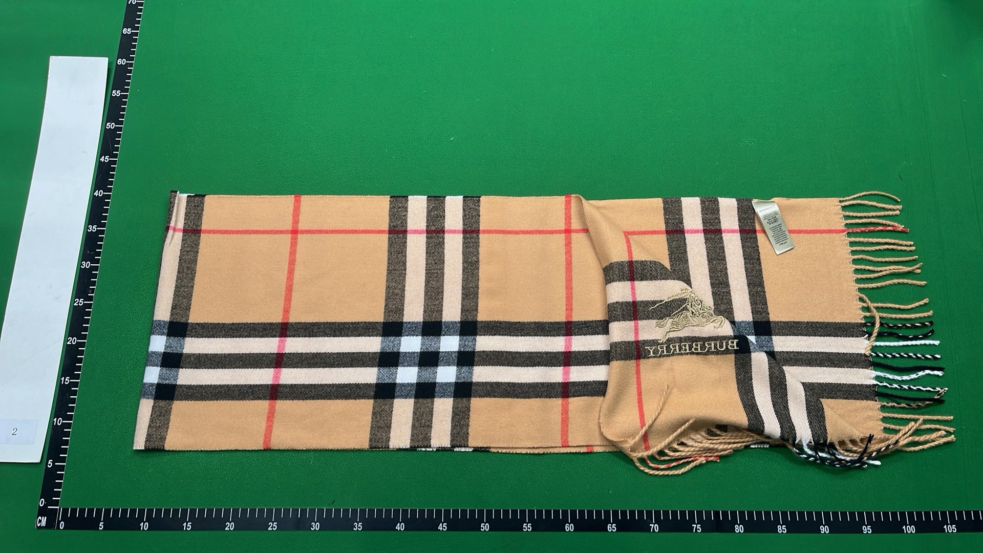 Classic Check Cashmere Scarf