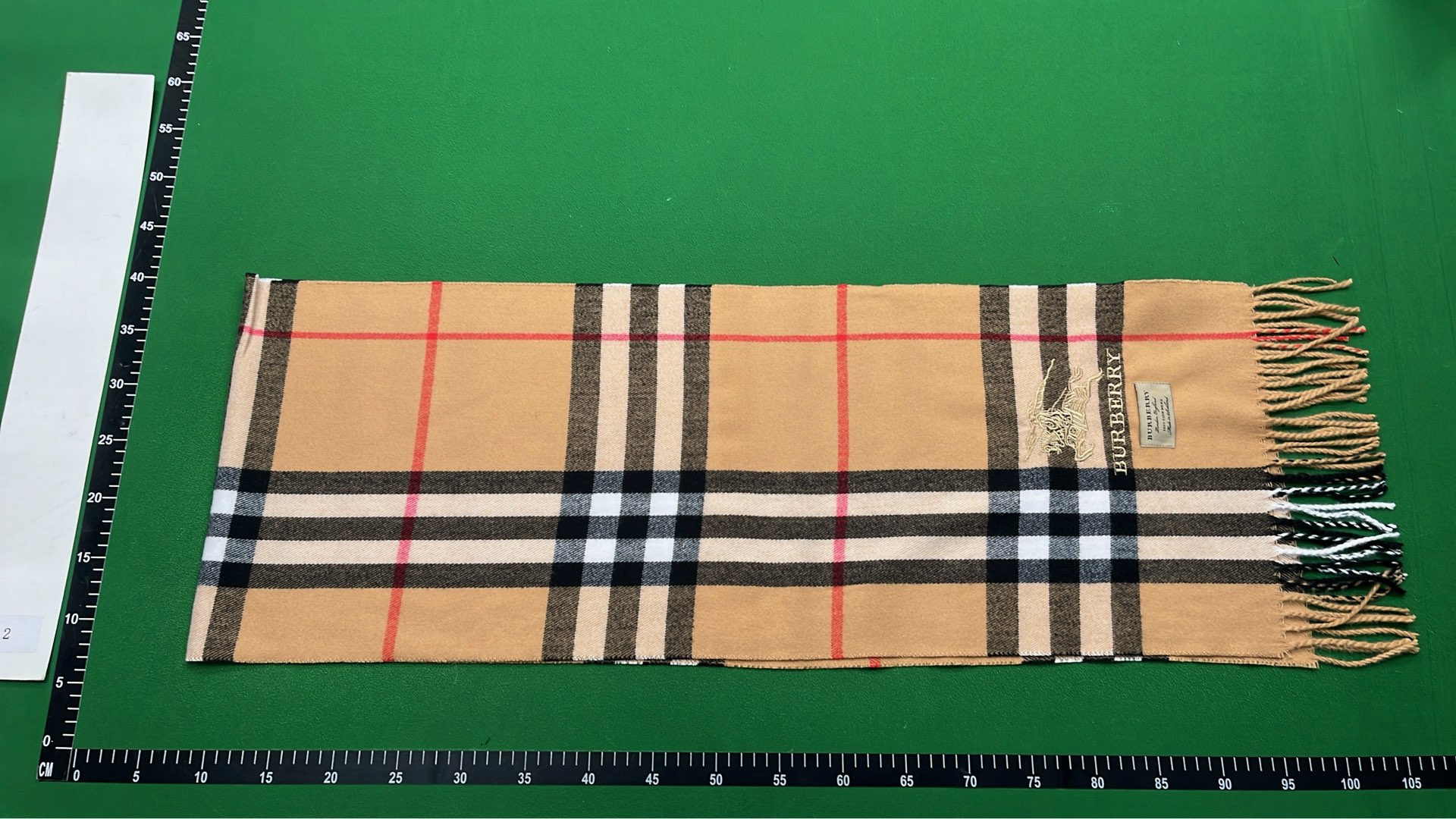 Classic Check Cashmere Scarf