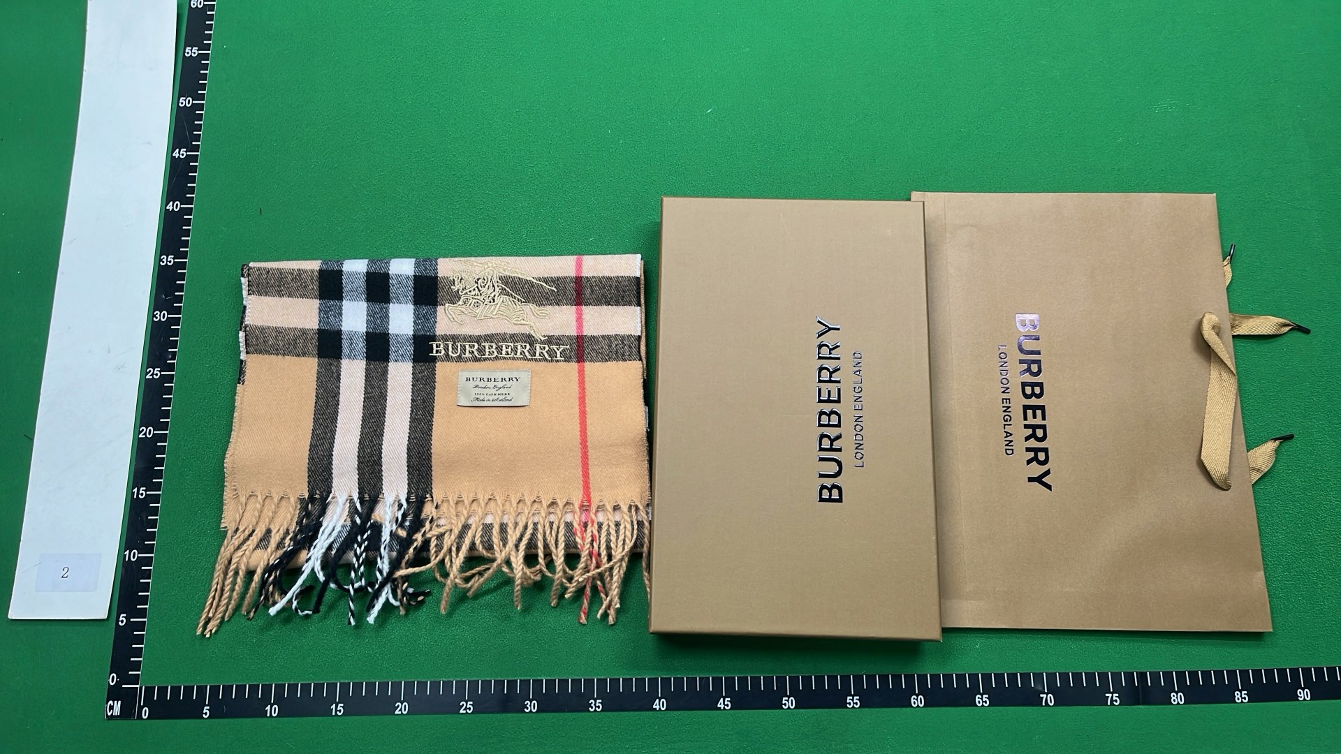Classic Check Cashmere Scarf