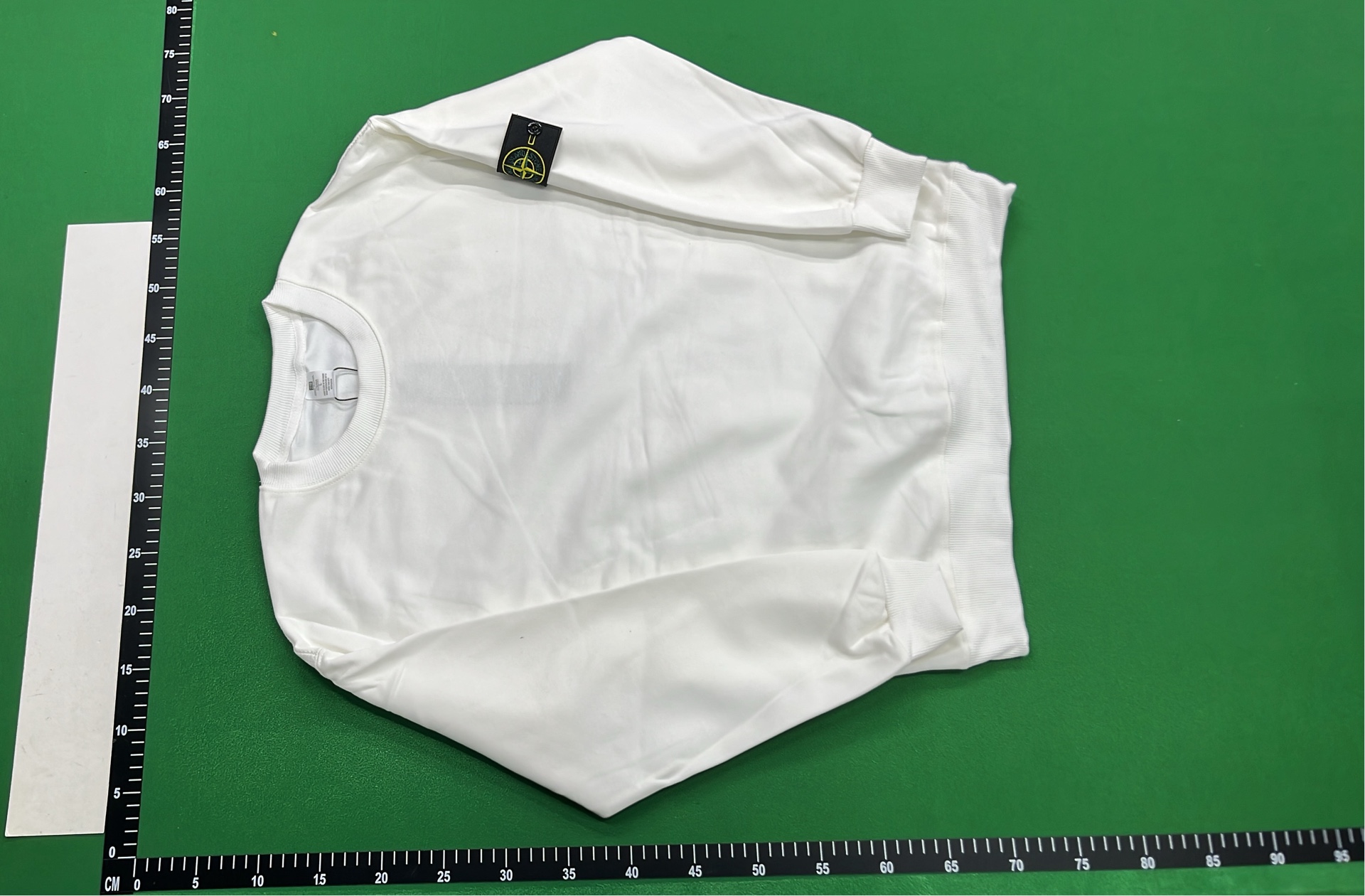 Stone Island Men's Sleeve Patch Sweatshirt - Classic Crewneck Design