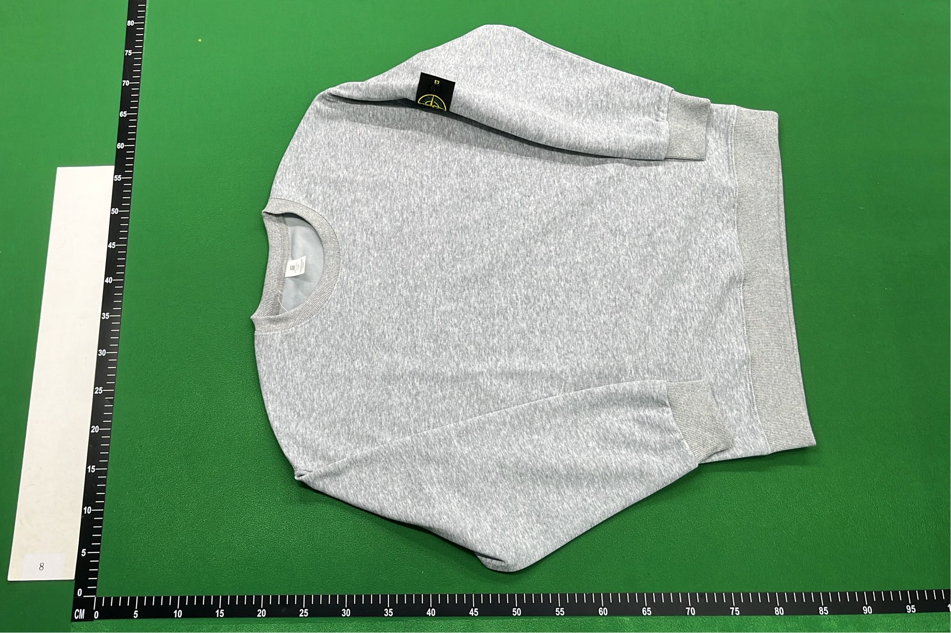 Stone Island Men's Sleeve Patch Sweatshirt - Classic Crewneck Design