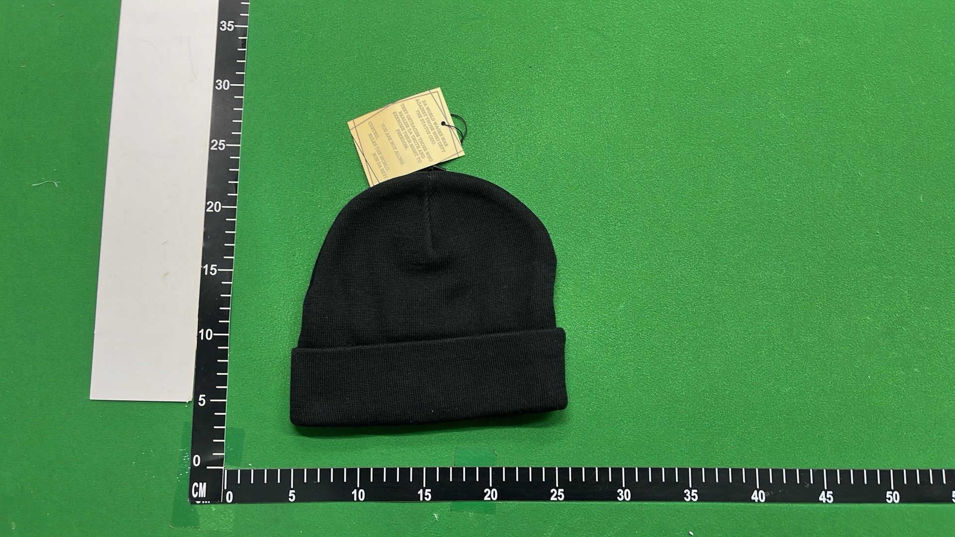 Curtiz Black Beanie Hat with Embroidered Logo