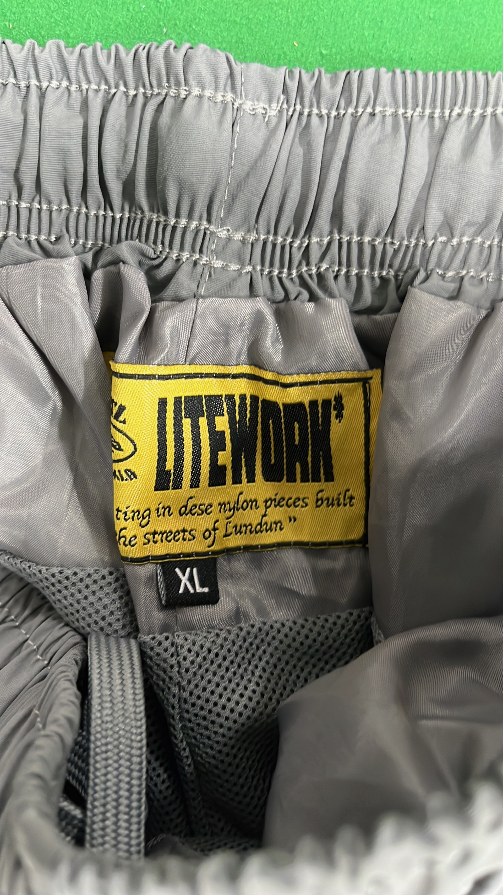 Cortez Gray Jogger Pants with Logo Print