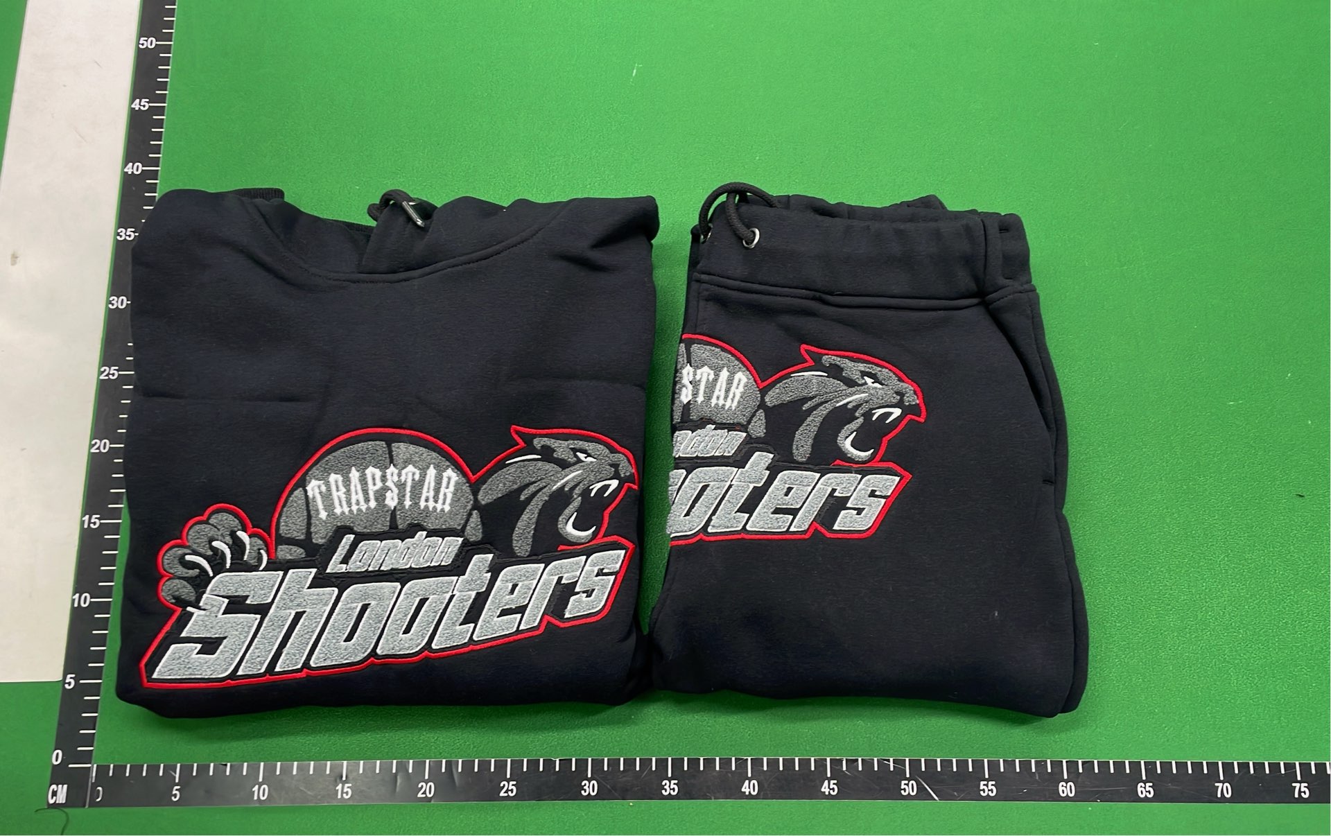 Men's Hoodie and Sweatpants Set - Black and Gray