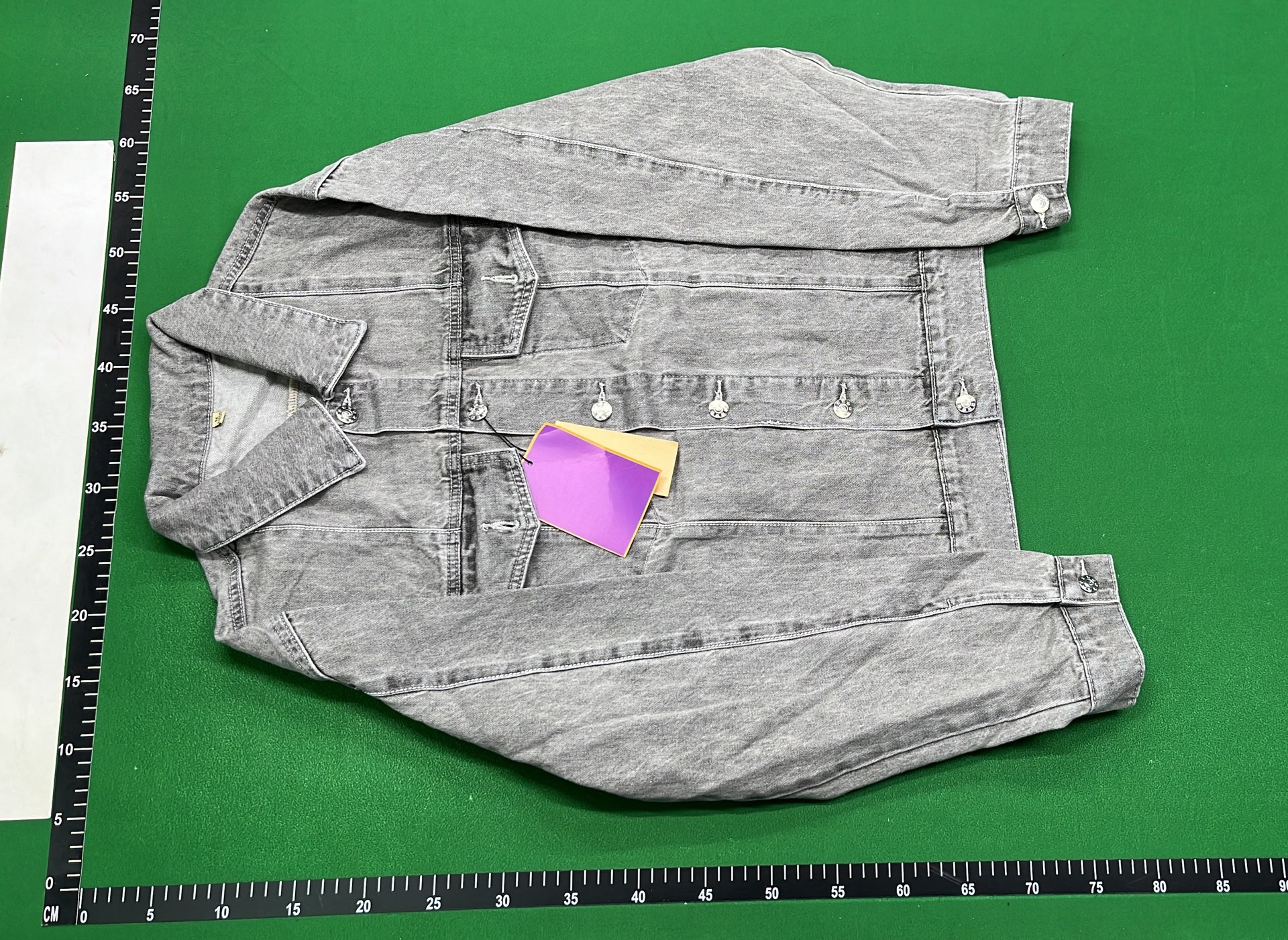 Vintage Washed Denim Jacket for Men - Classic Fit
