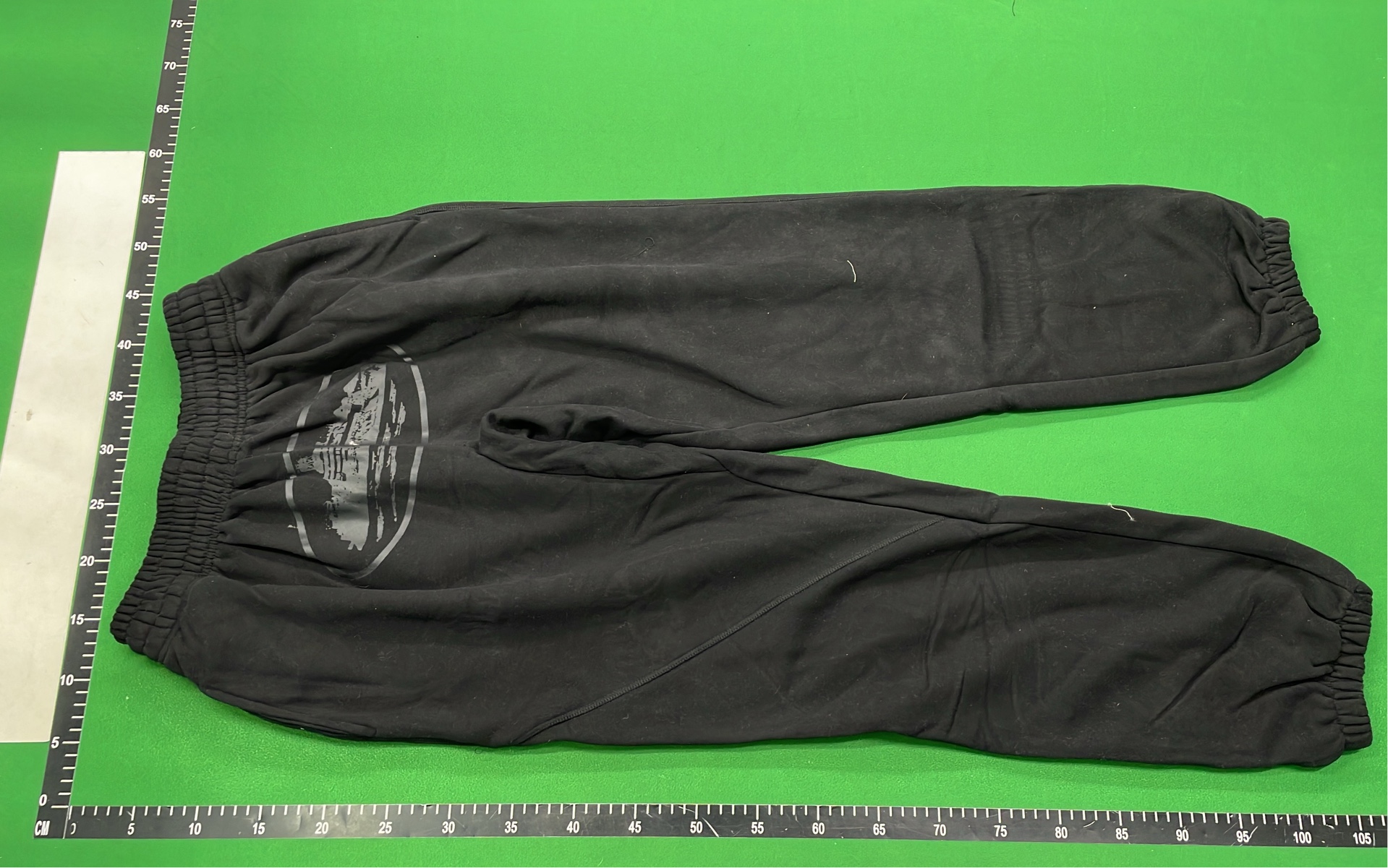 Black Sweatpants with Logo Design
