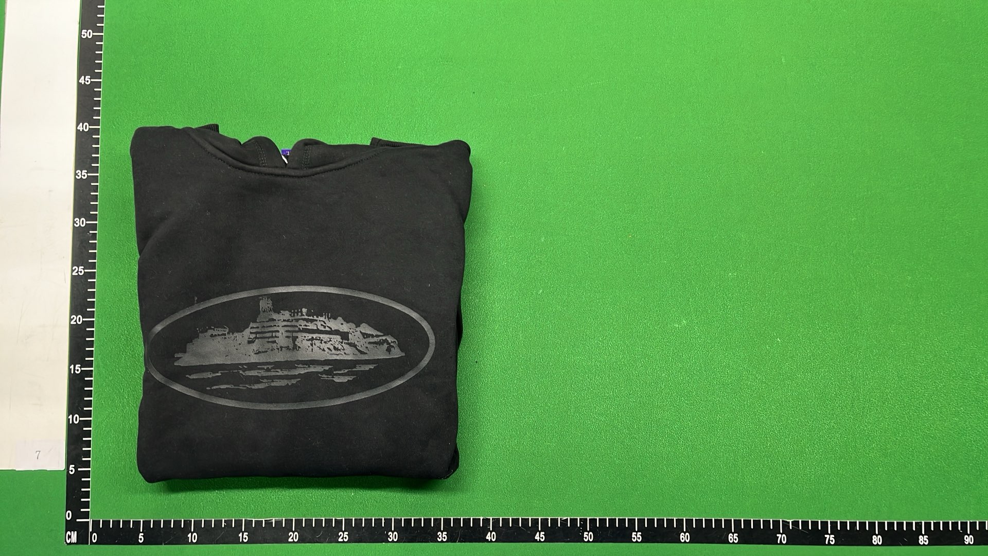 Black Hoodie with Cruise Ship Design - Ocean Voyager