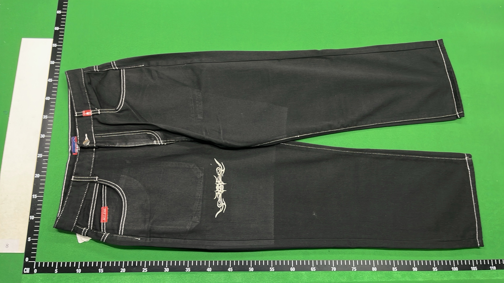 Revenge Custom Embroidered Denim Pants