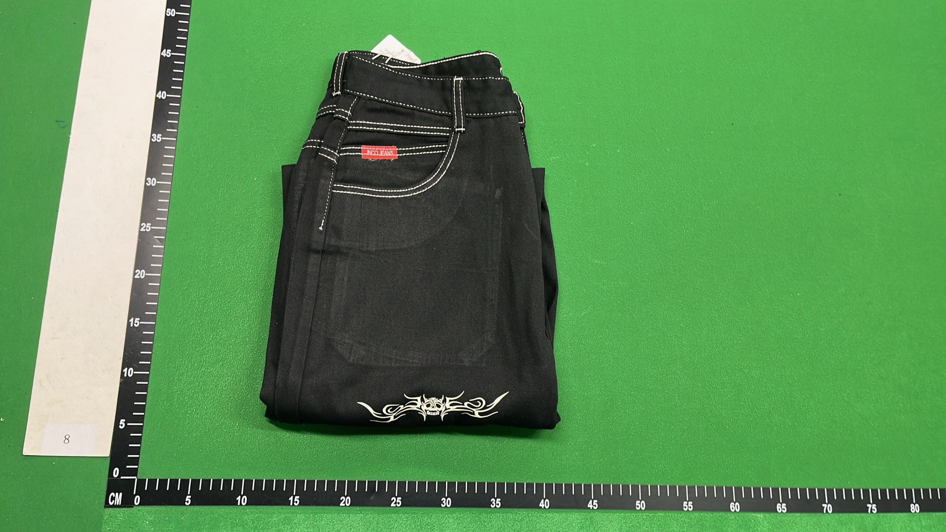 Revenge Custom Embroidered Denim Pants