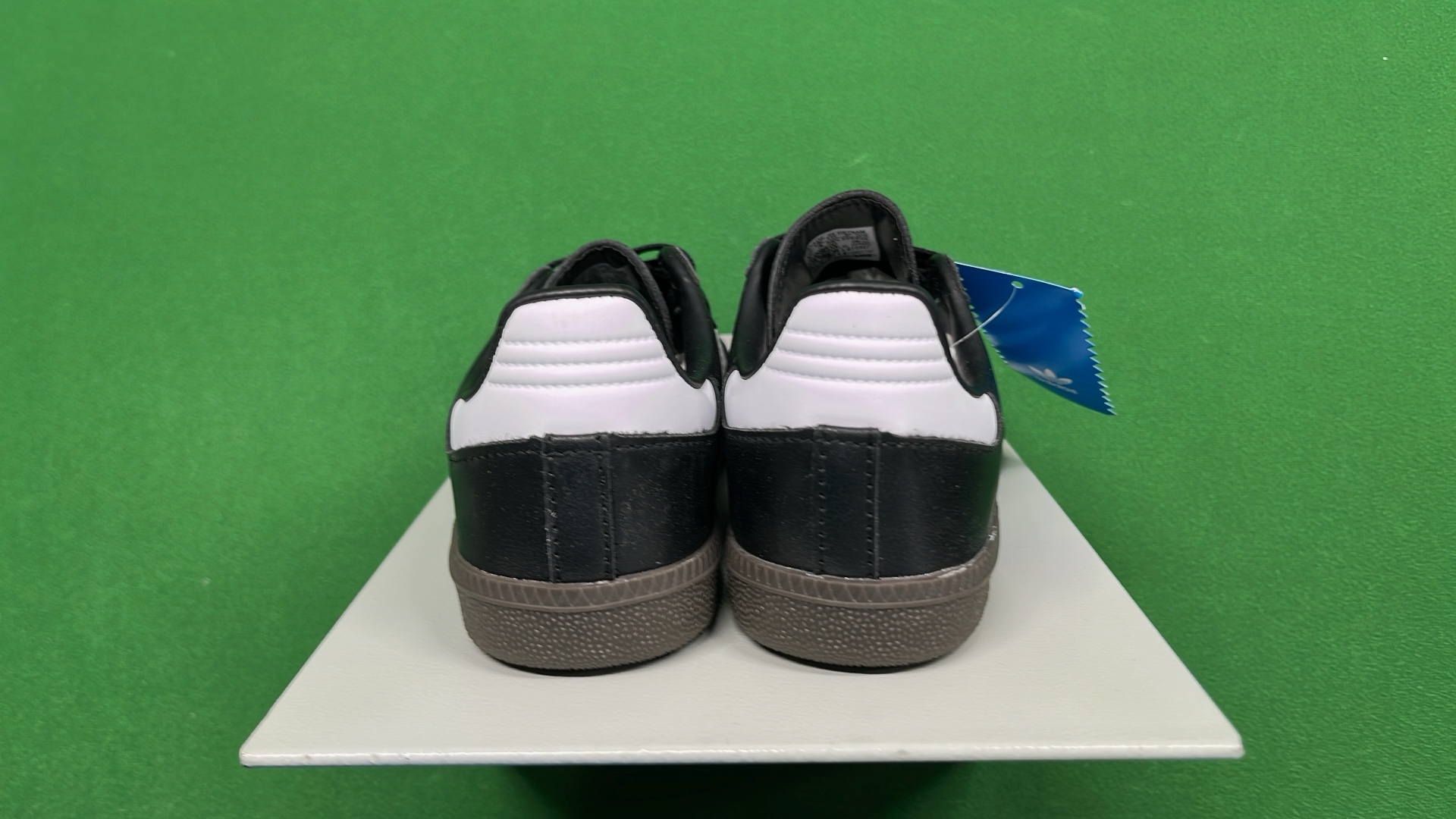 Adidas Gazelle Indoor Black White Gum Sole Sneakers