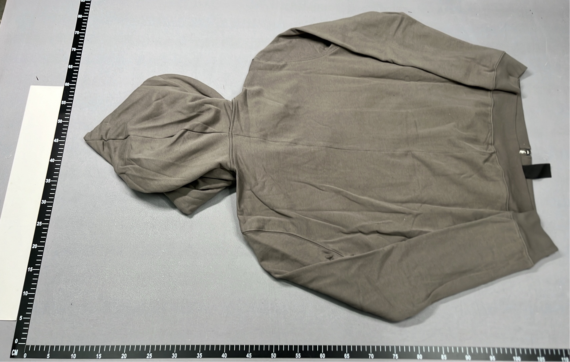 Rust Zip-Up Hoodie with Front Pockets