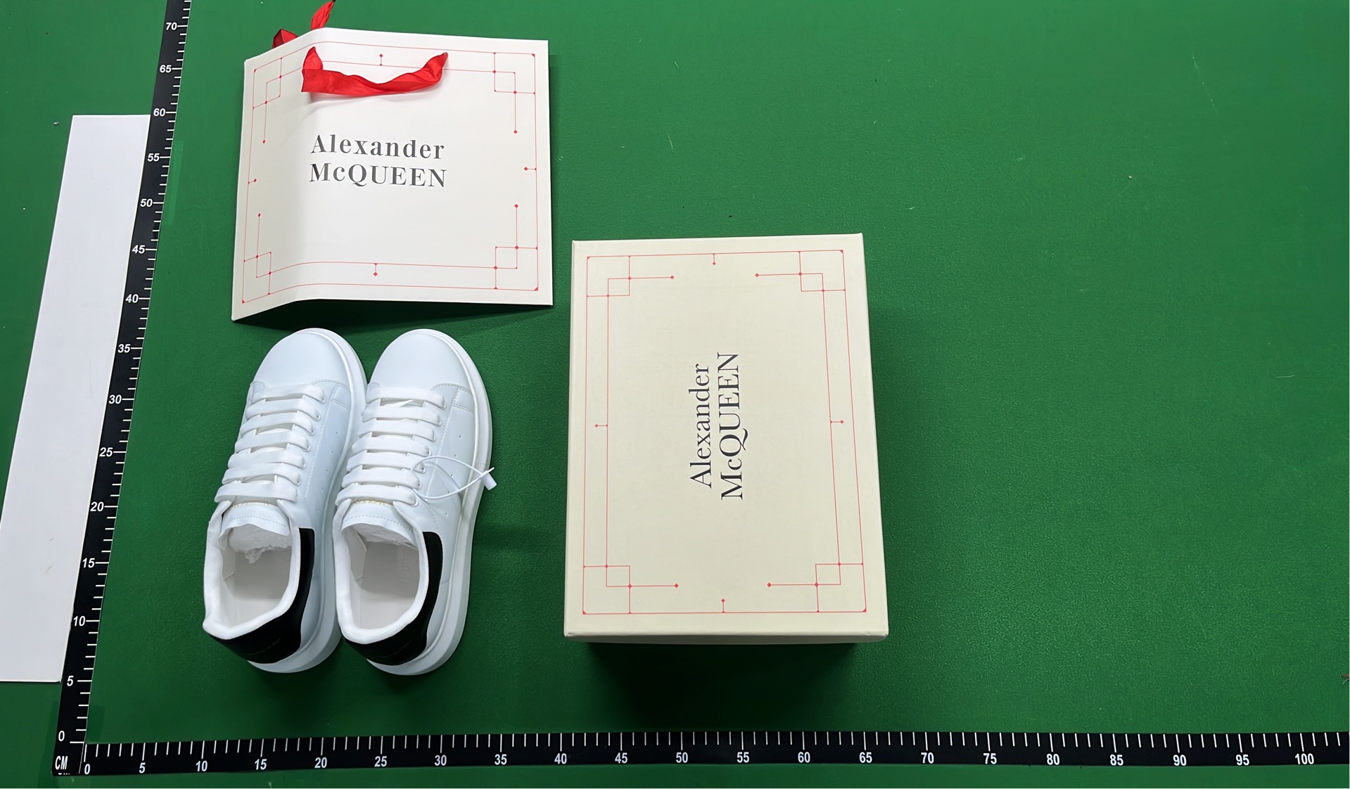 White Platform Sneakers with Colorful Accents