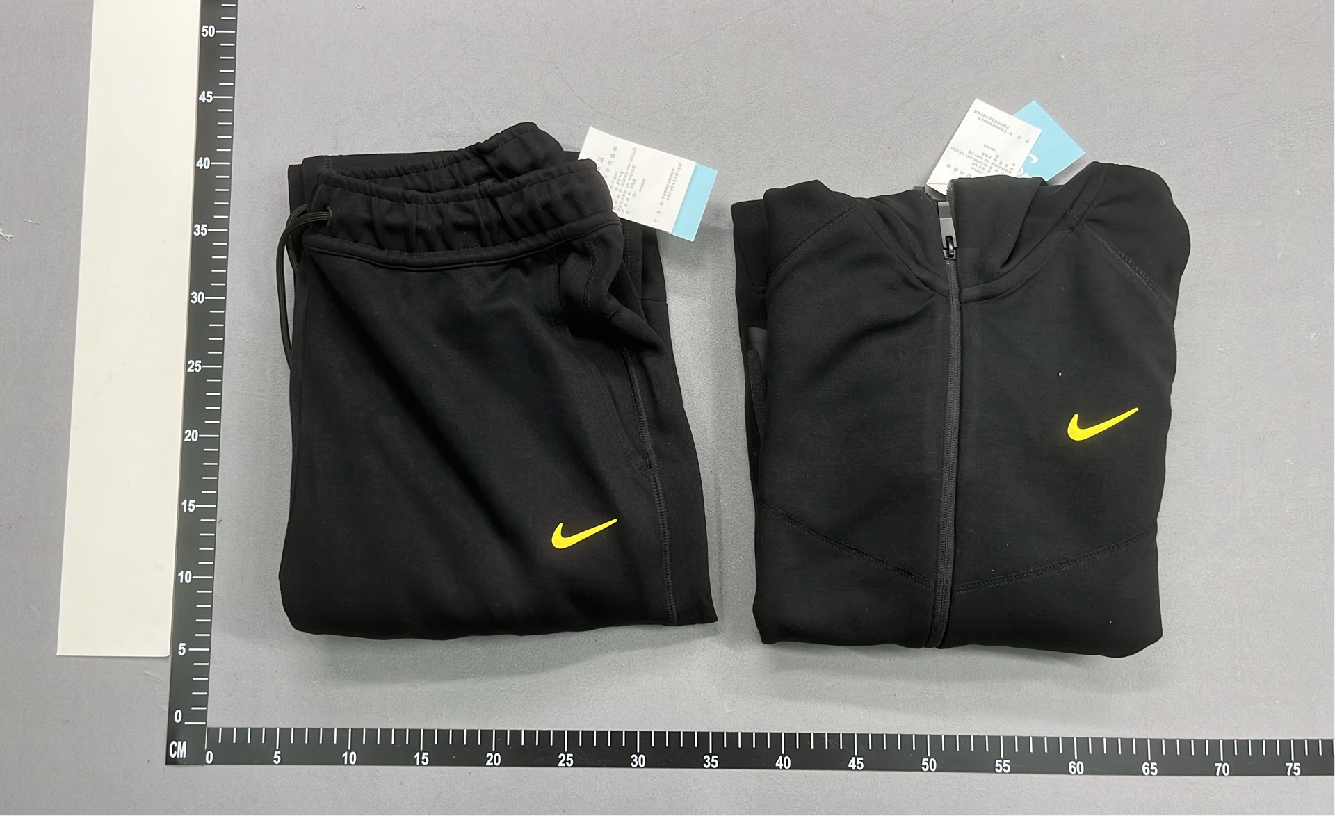 Nike Tech Fleece Hoodie & Jogger Set - Gray, White, Black