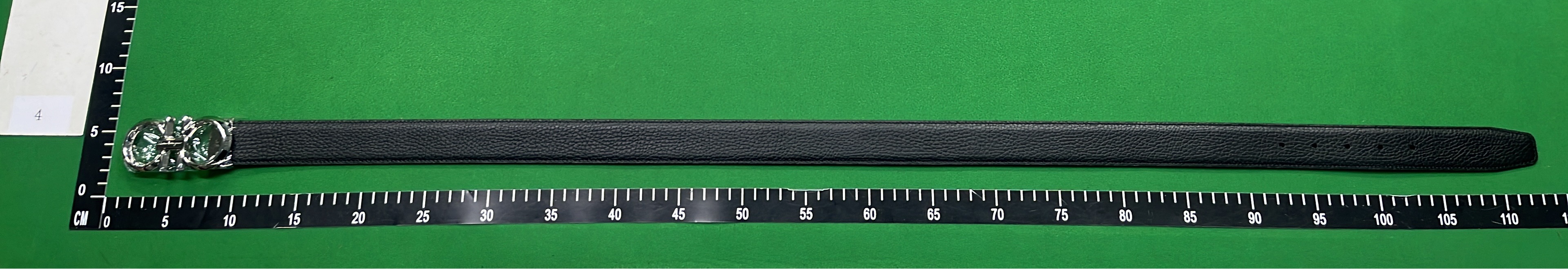 Ferragamo Gancini Belt with NFC Chip, Black & Brown Leather