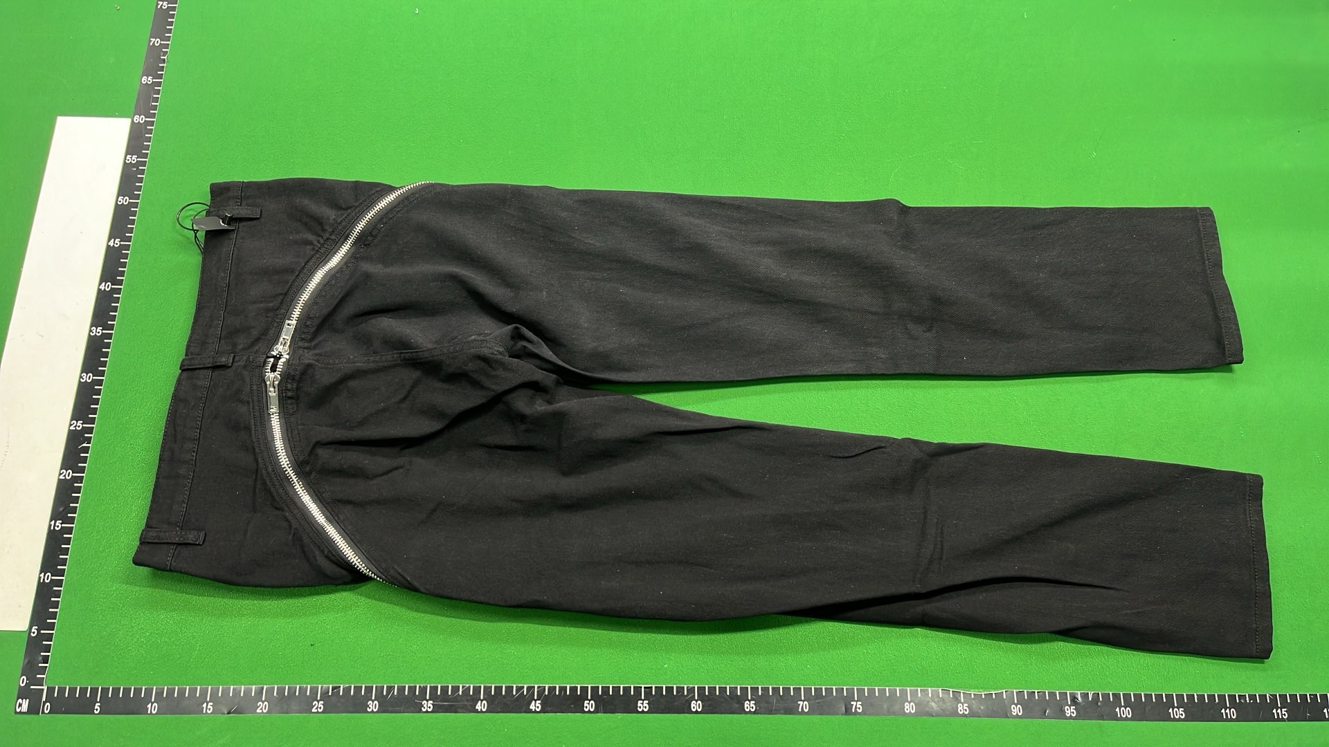 Black Zipper Side Pants for Streetwear Style