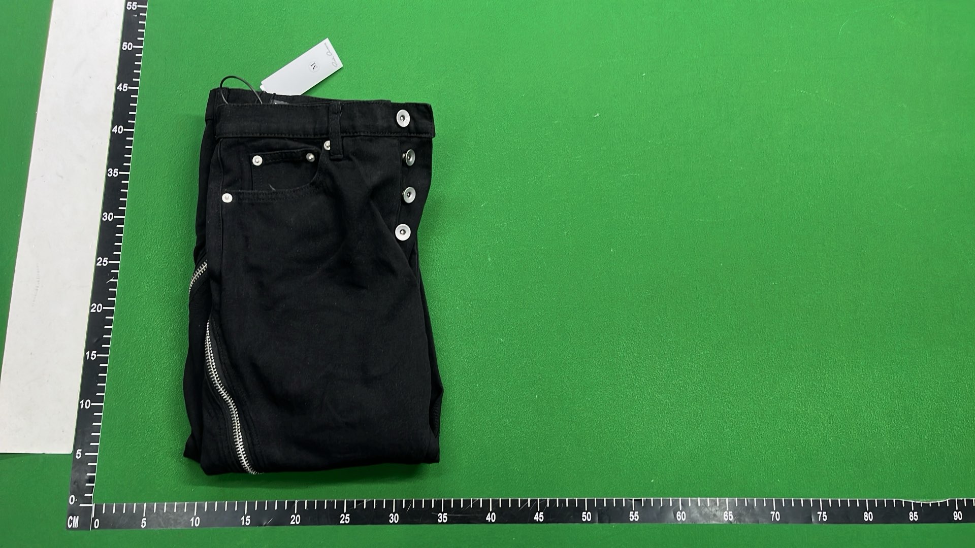 Black Zipper Side Pants for Streetwear Style
