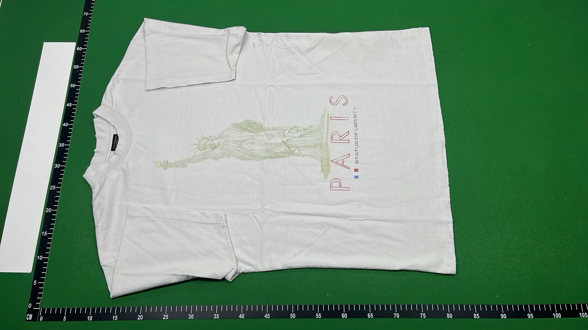 White Statue of Liberty Paris T-Shirt