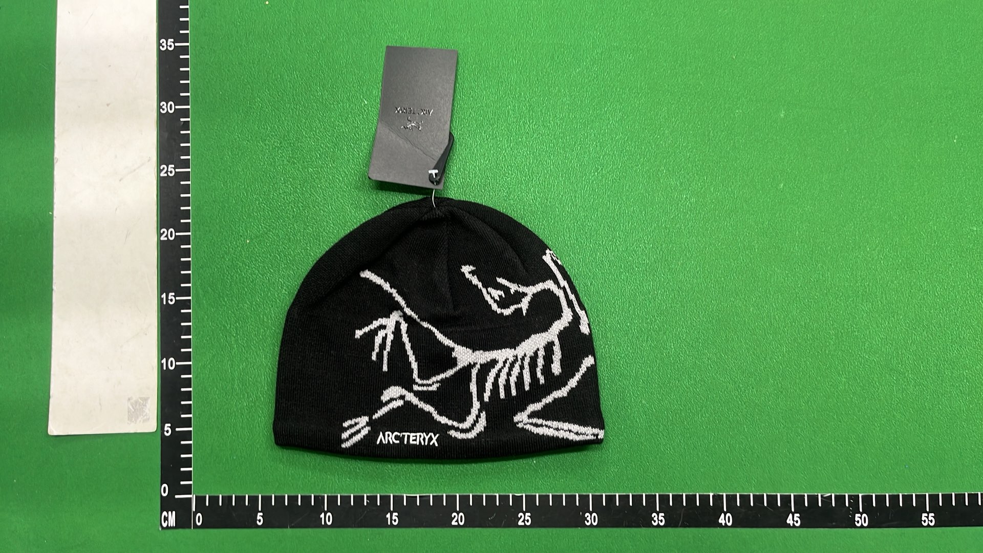 Stylish Navy Blue Beanie with Abstract Graffiti Design
