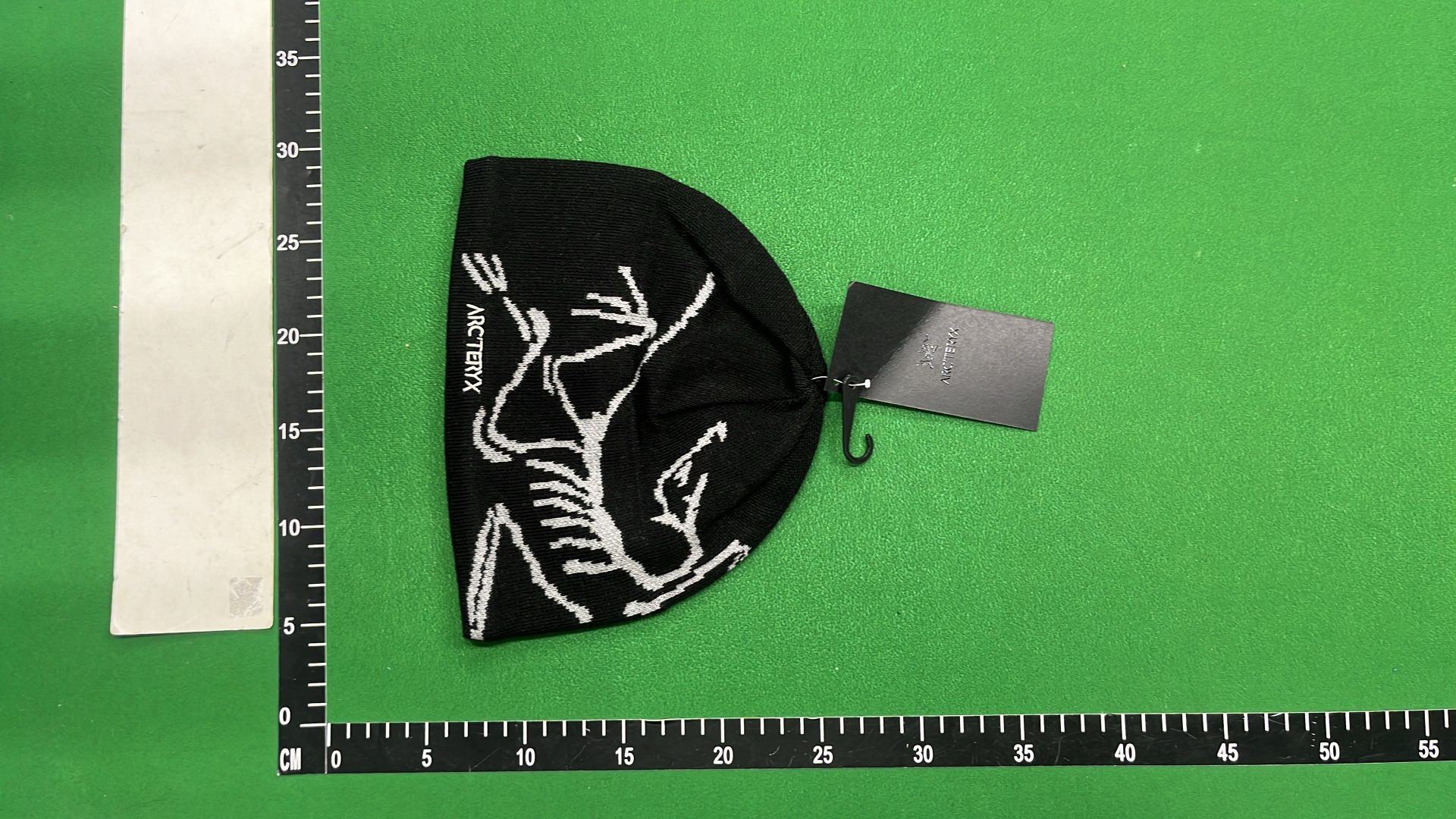 Stylish Navy Blue Beanie with Abstract Graffiti Design