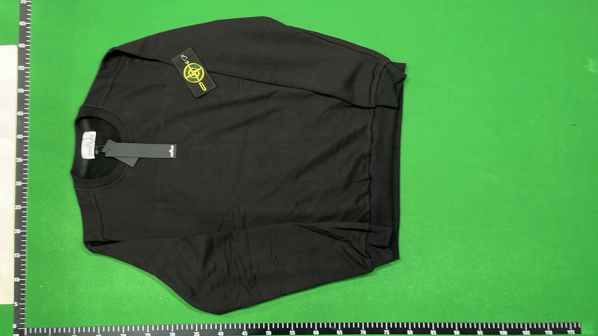 Pink Crewneck Sweatshirt with Patch Detail