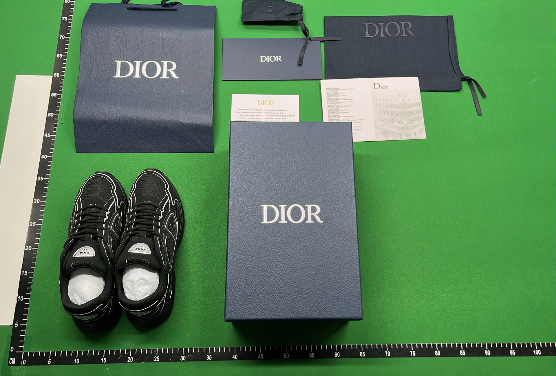 Dior CD Sneakers White Blue Gray Men's Fashion Sneakers
