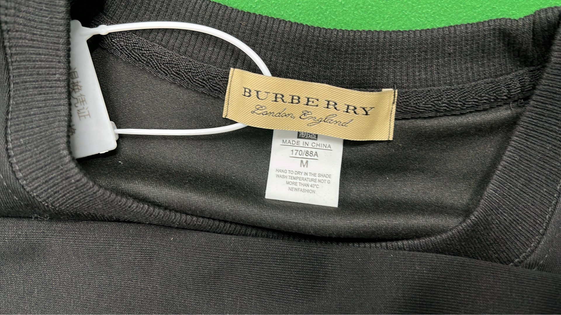 Burberry London England Logo Sweatshirt - White and Black Hoodies