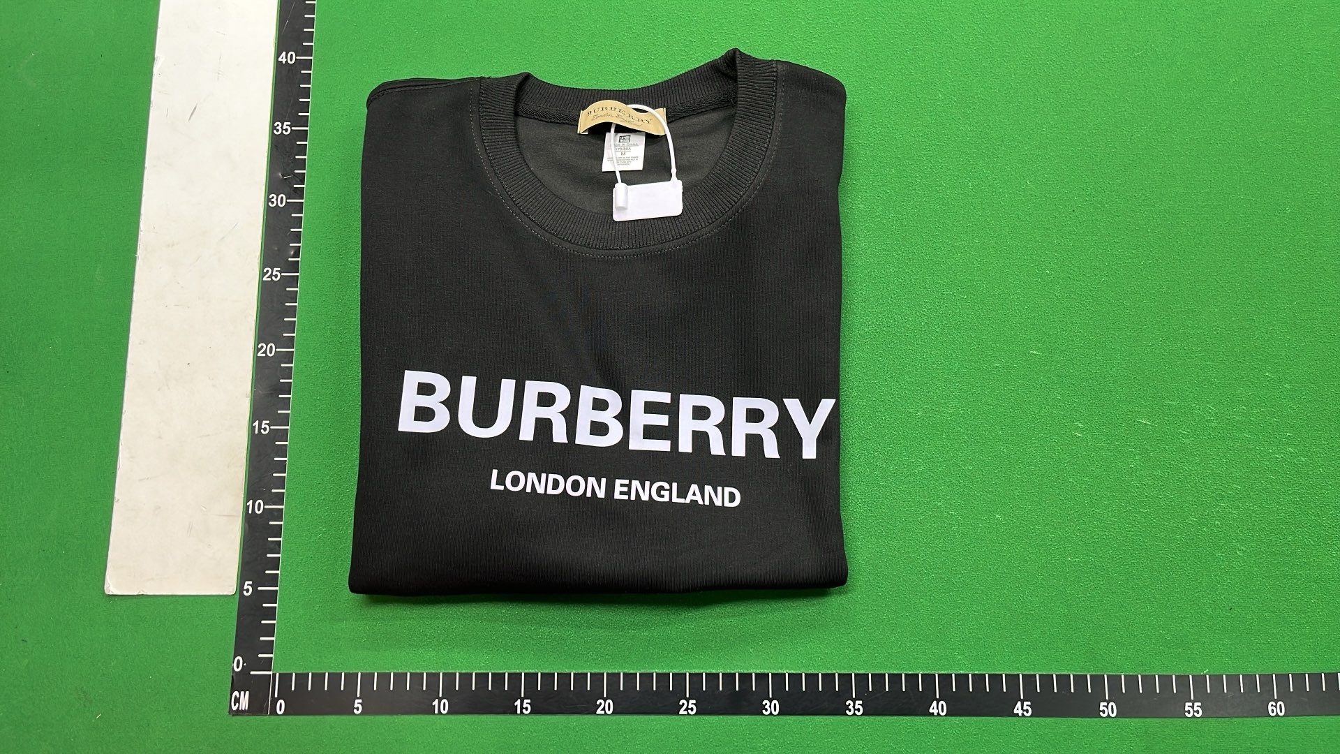 Burberry London England Logo Sweatshirt - White and Black Hoodies