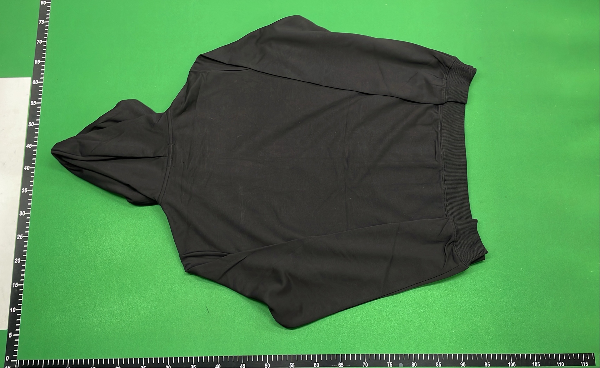 Black Full-Zip Hoodie with Pony Logo