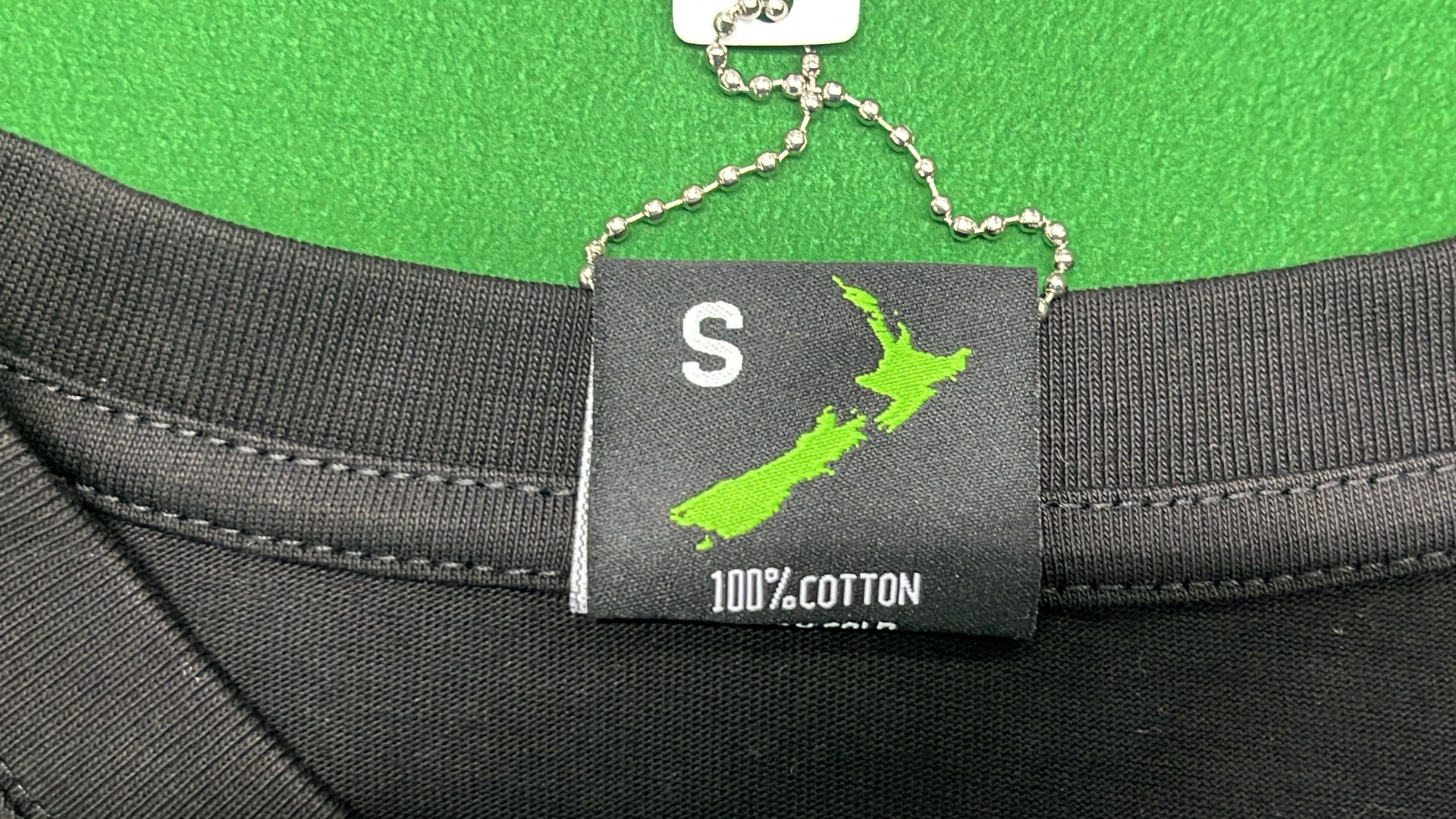 Black Always Logo T-Shirt with Neon Green Text